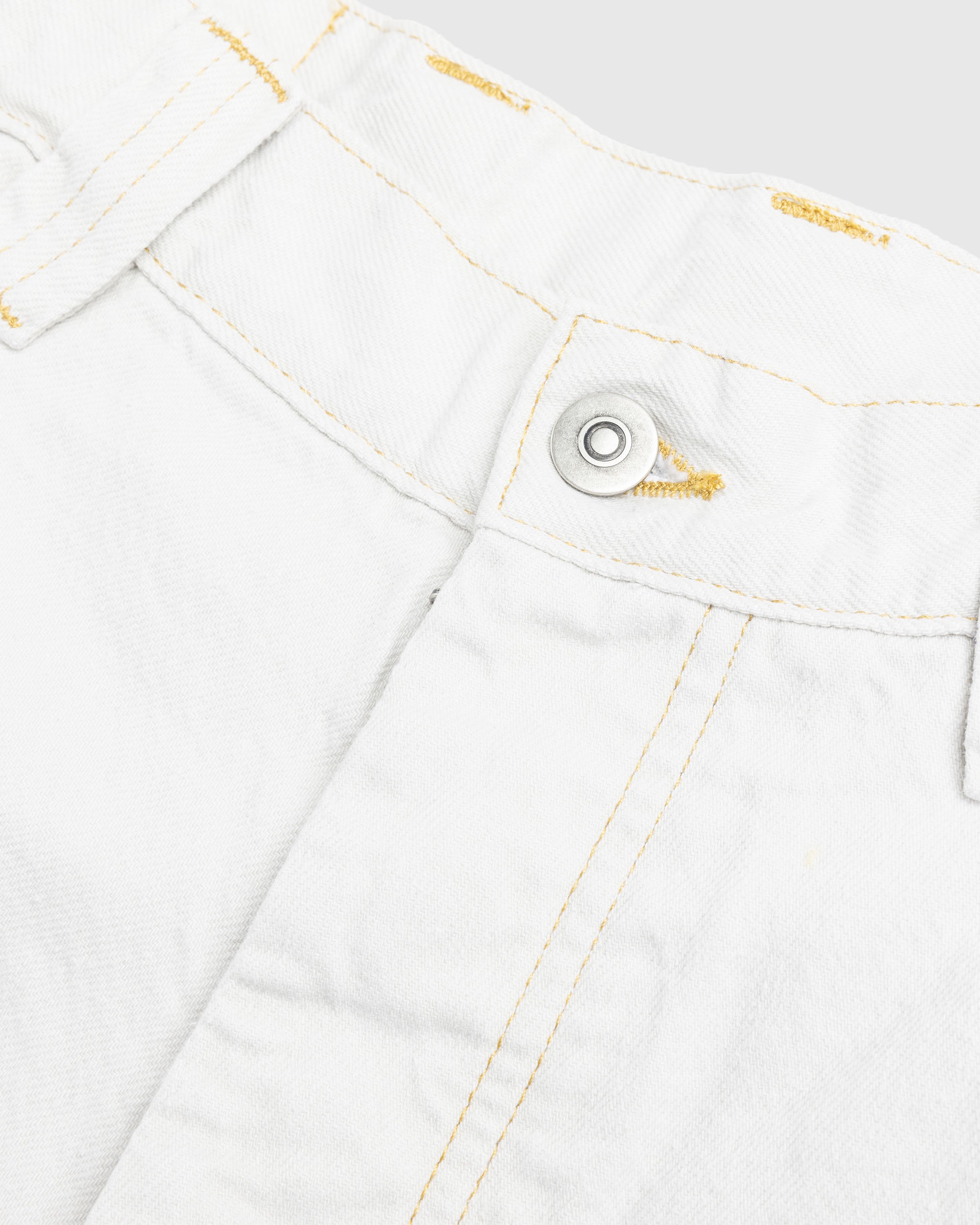 Maison Margiela - Chalk Selvedge Utility Jeans White - Clothing - White - Image 5