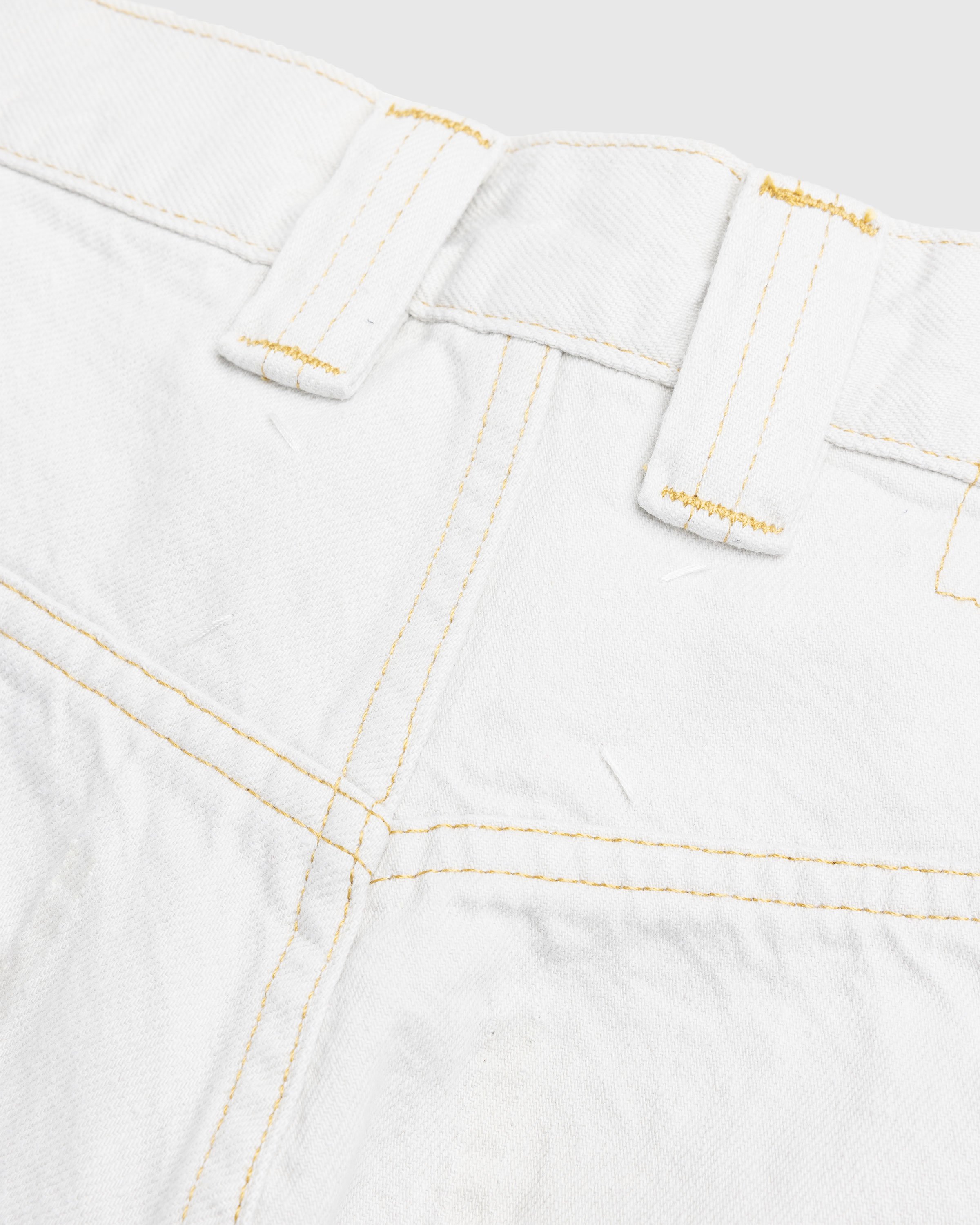 Maison Margiela - Chalk Selvedge Utility Jeans White - Clothing - White - Image 6