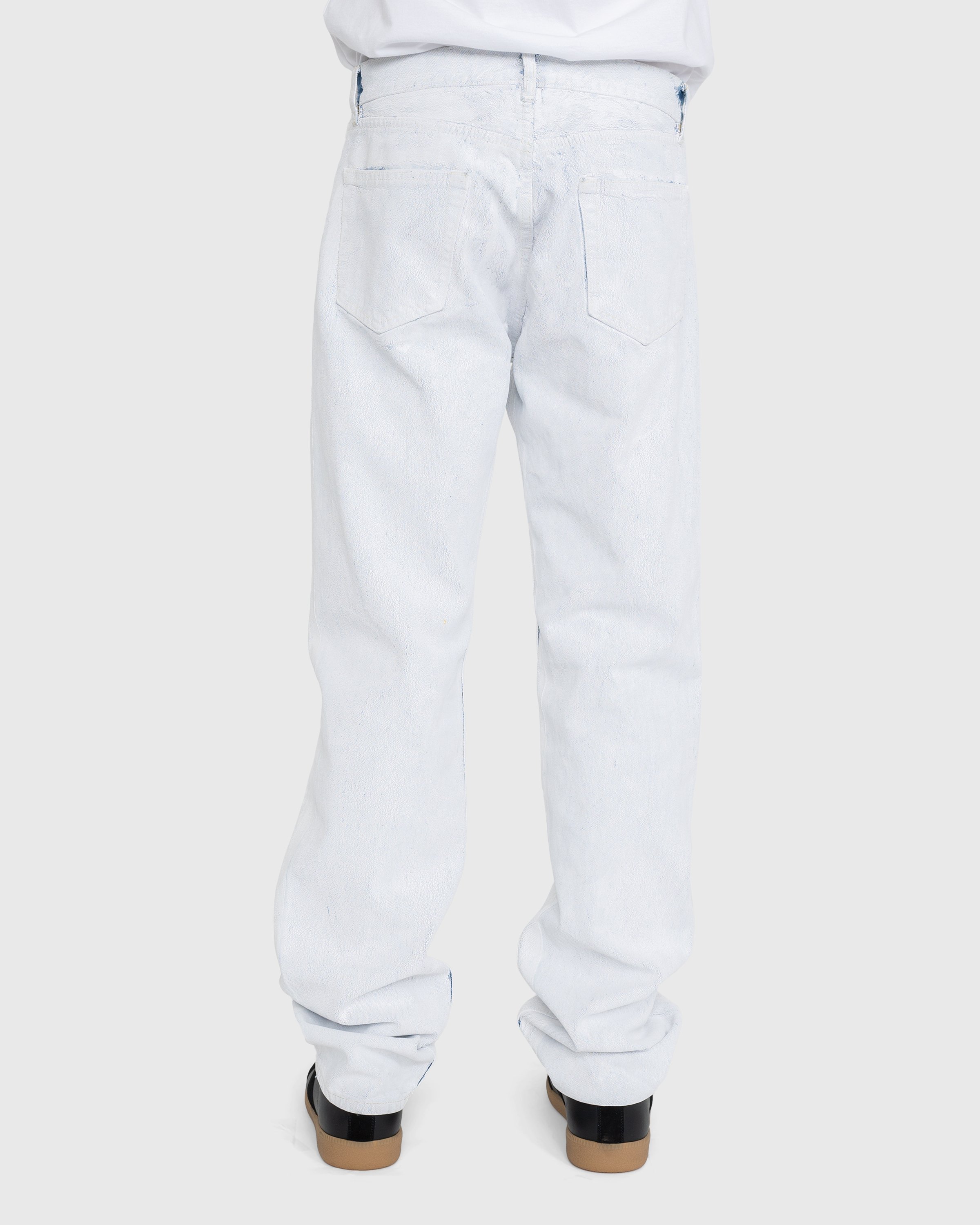 Maison Margiela - 5-Pocket Paint Jeans White - Clothing - White - Image 4
