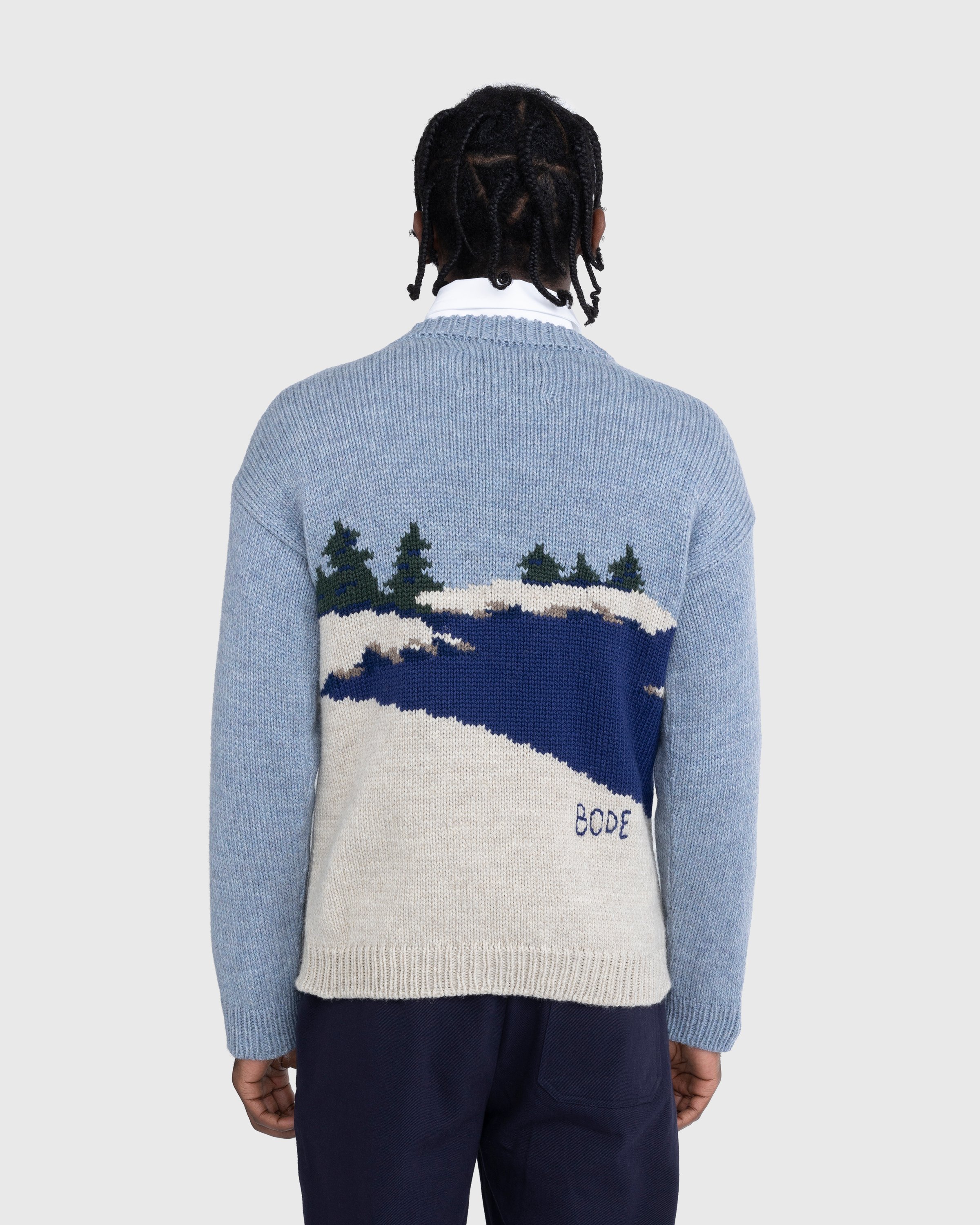Bode - Highland Lighthouse Sweater Multi - Clothing - Multi - Image 4