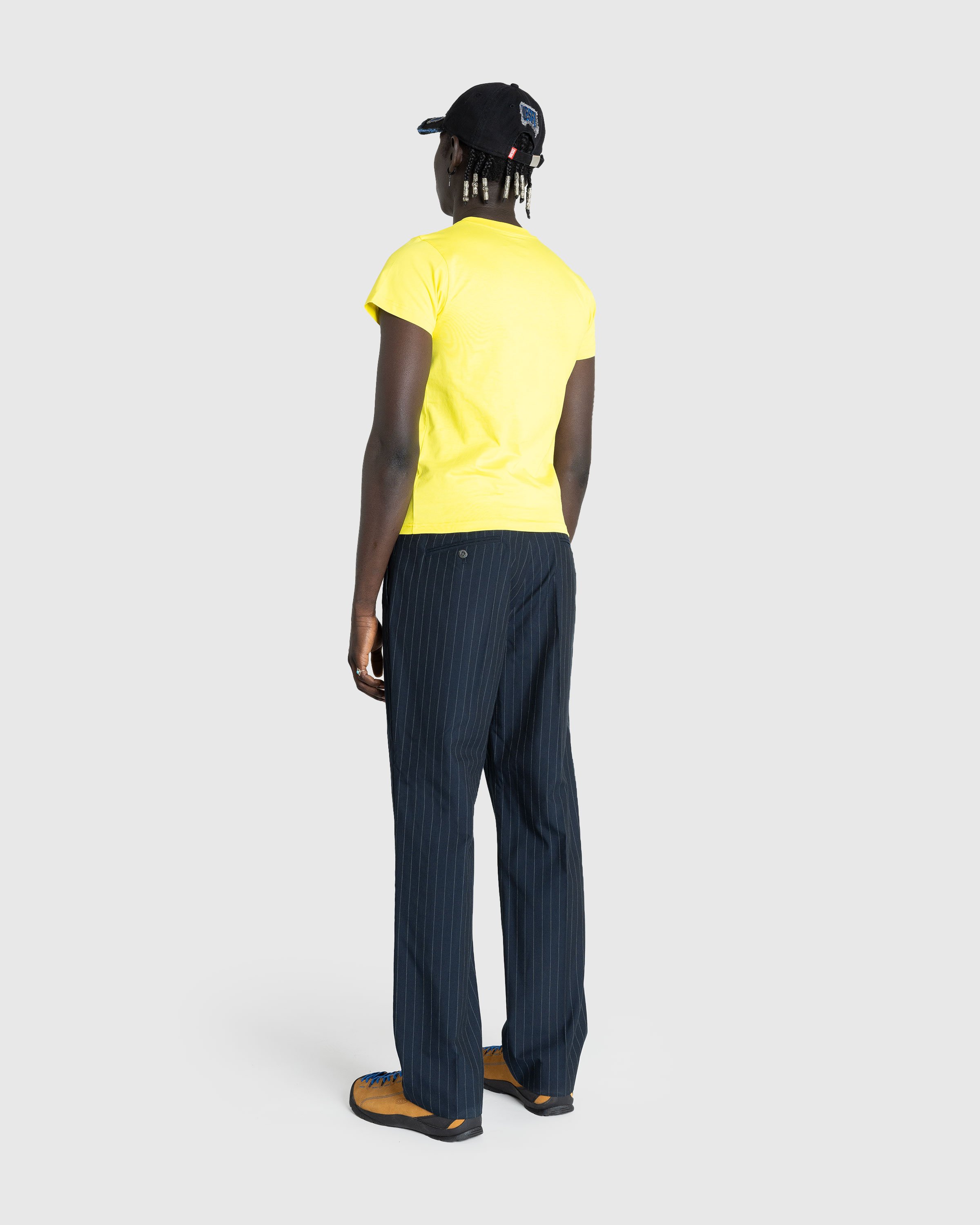 Martine Rose - Shrunken T-Shirt Acid Yellow - Clothing - Yellow - Image 4