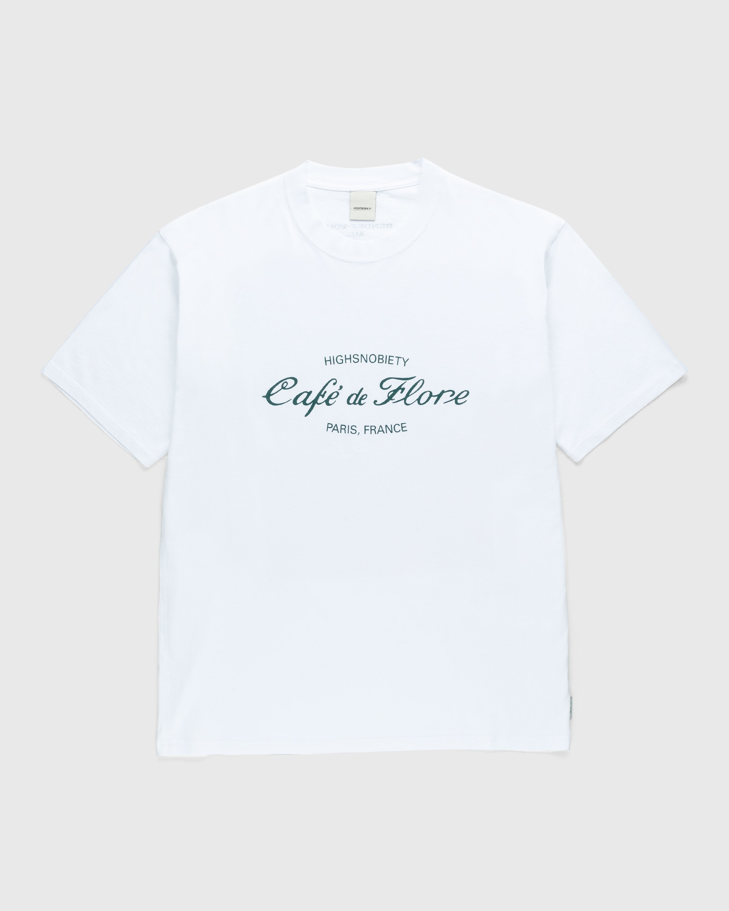 Café de Flore x Highsnobiety - Not In Paris 4 Storefront T-Shirt White - Clothing - White - Image 2