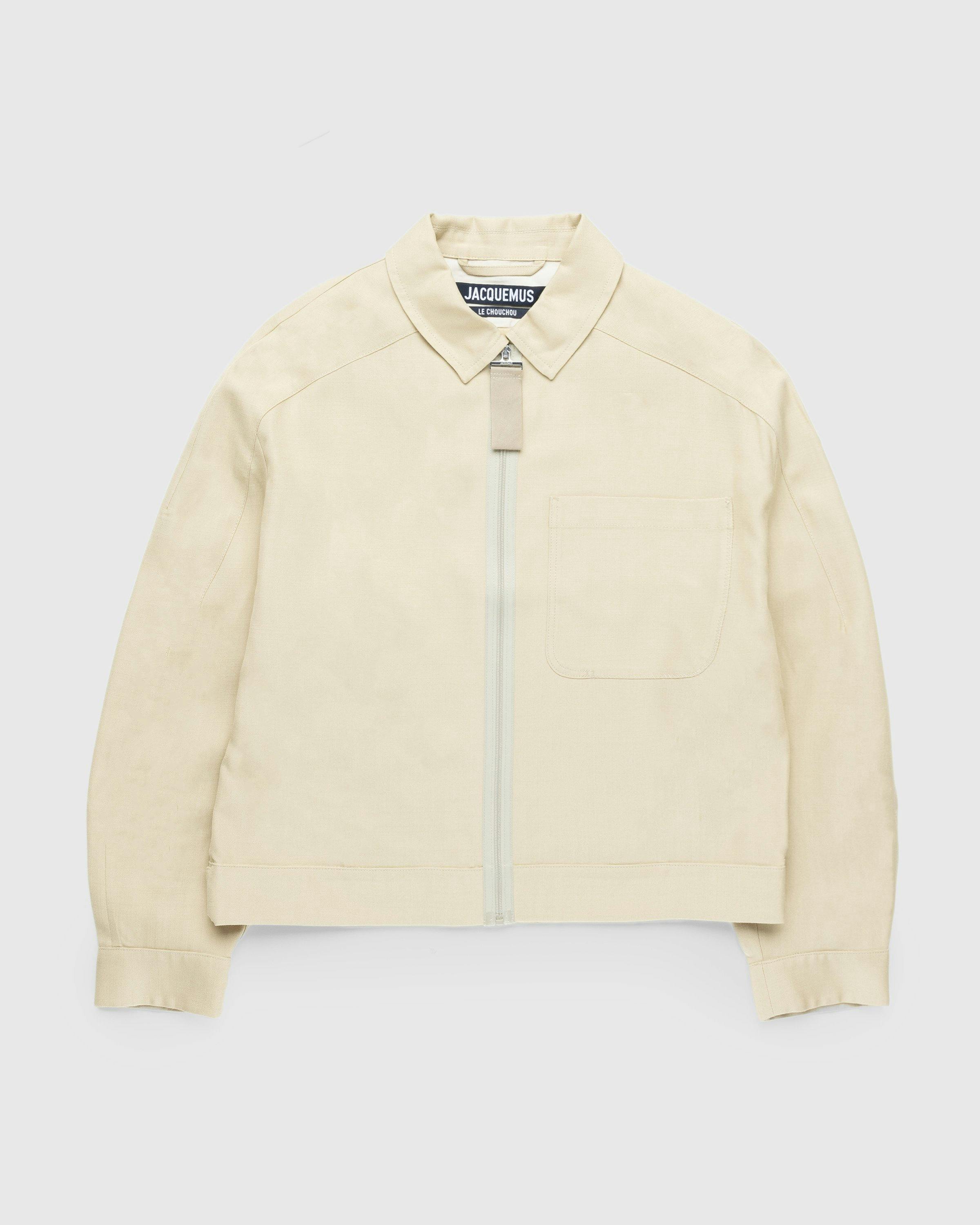 JACQUEMUS - Le Blouson Linu Beige - Clothing - Beige - Image 1