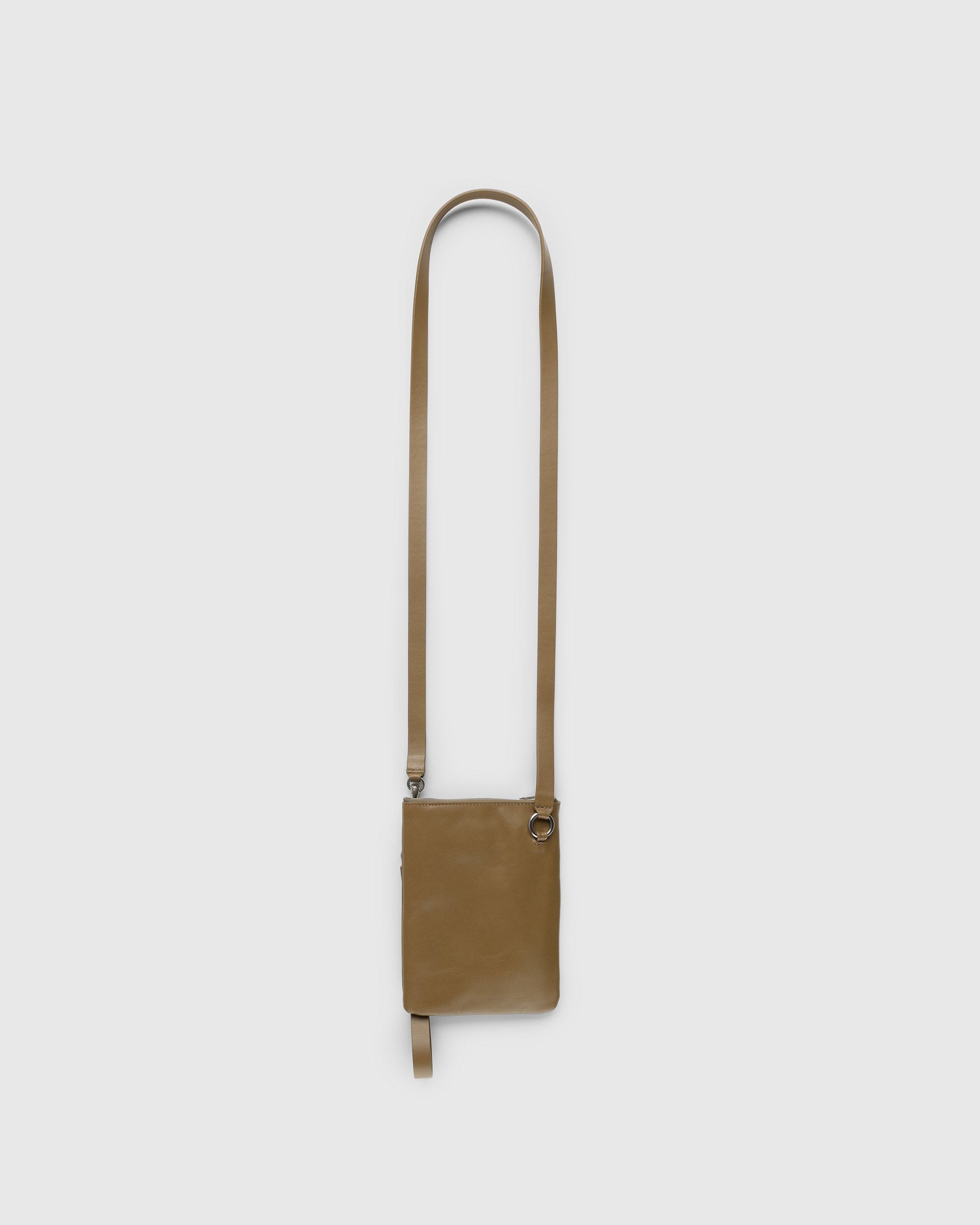 Jil Sander - Leather Pouch Necklace Brown - Accessories - Brown - Image 2