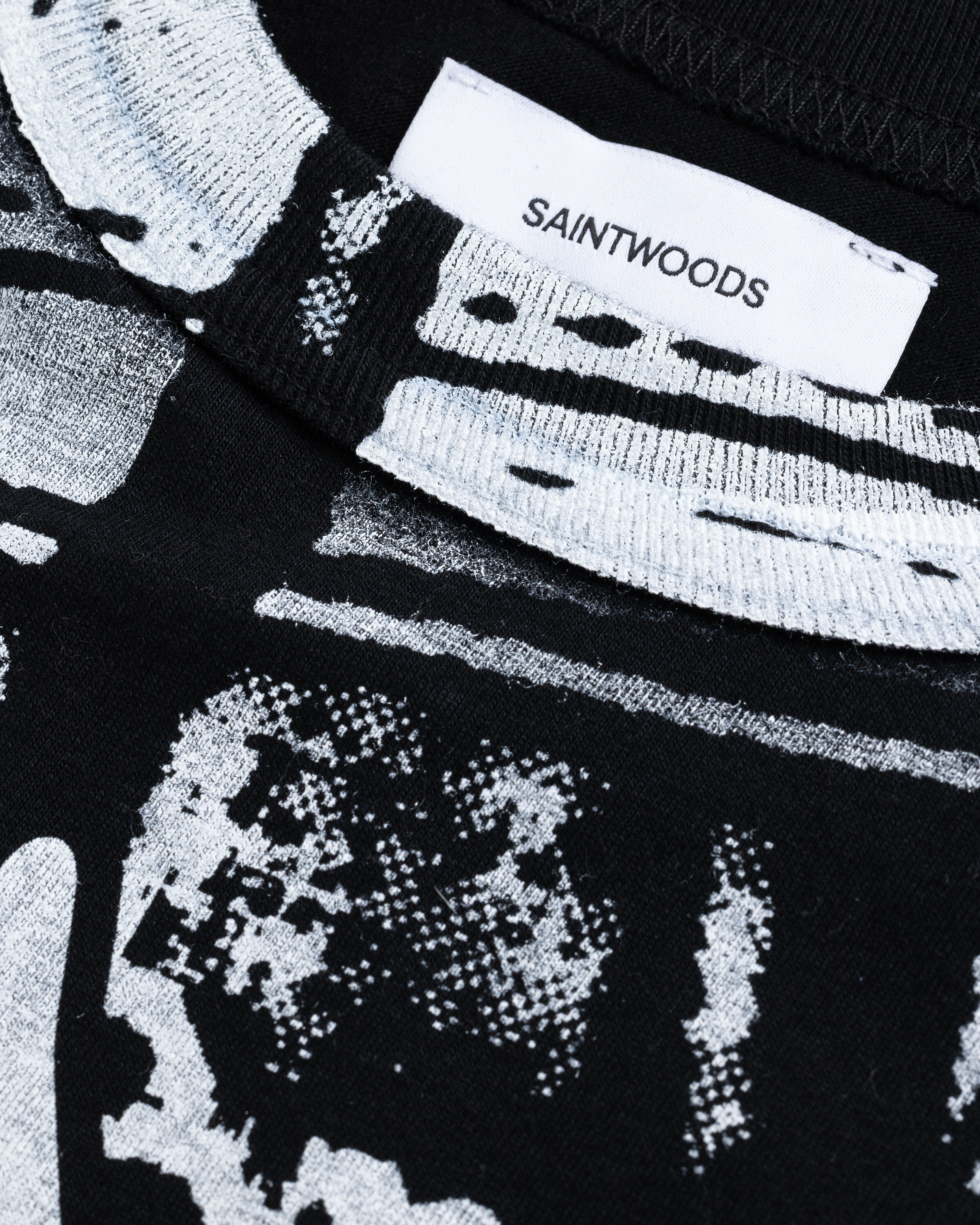Saintwoods - S Angel Tee Black - Clothing - Black - Image 6