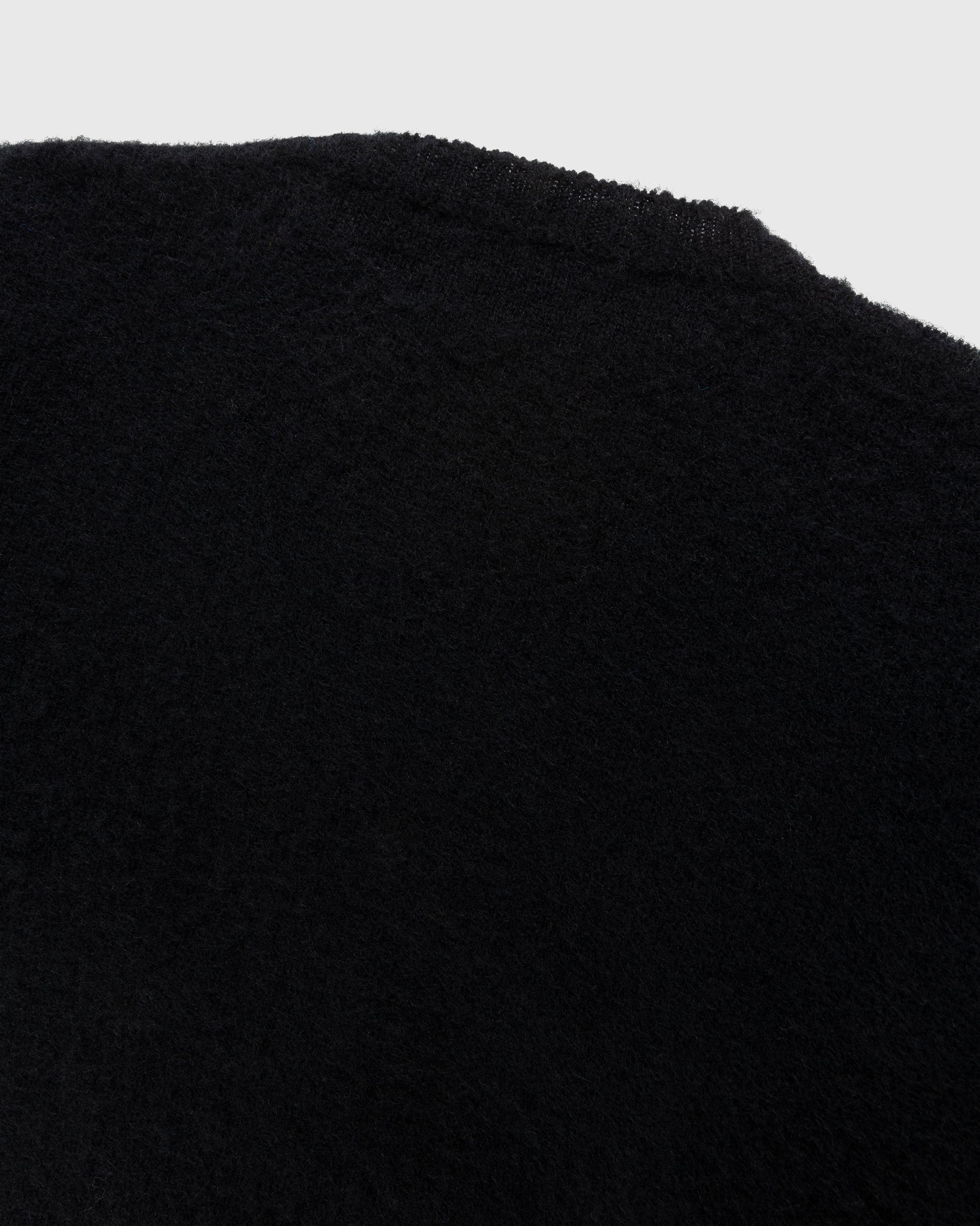 J. Press x Highsnobiety - Shaggy Dog Solid Sweater Black - Clothing - Black - Image 4