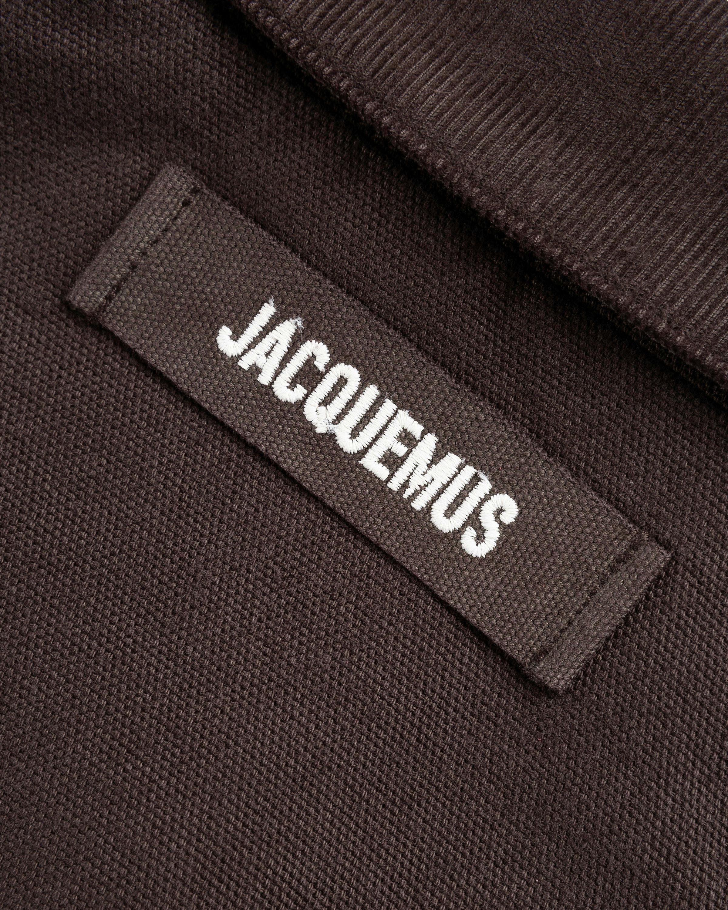 JACQUEMUS - Le Blouson Trivela Dark Brown - Clothing - Brown - Image 6