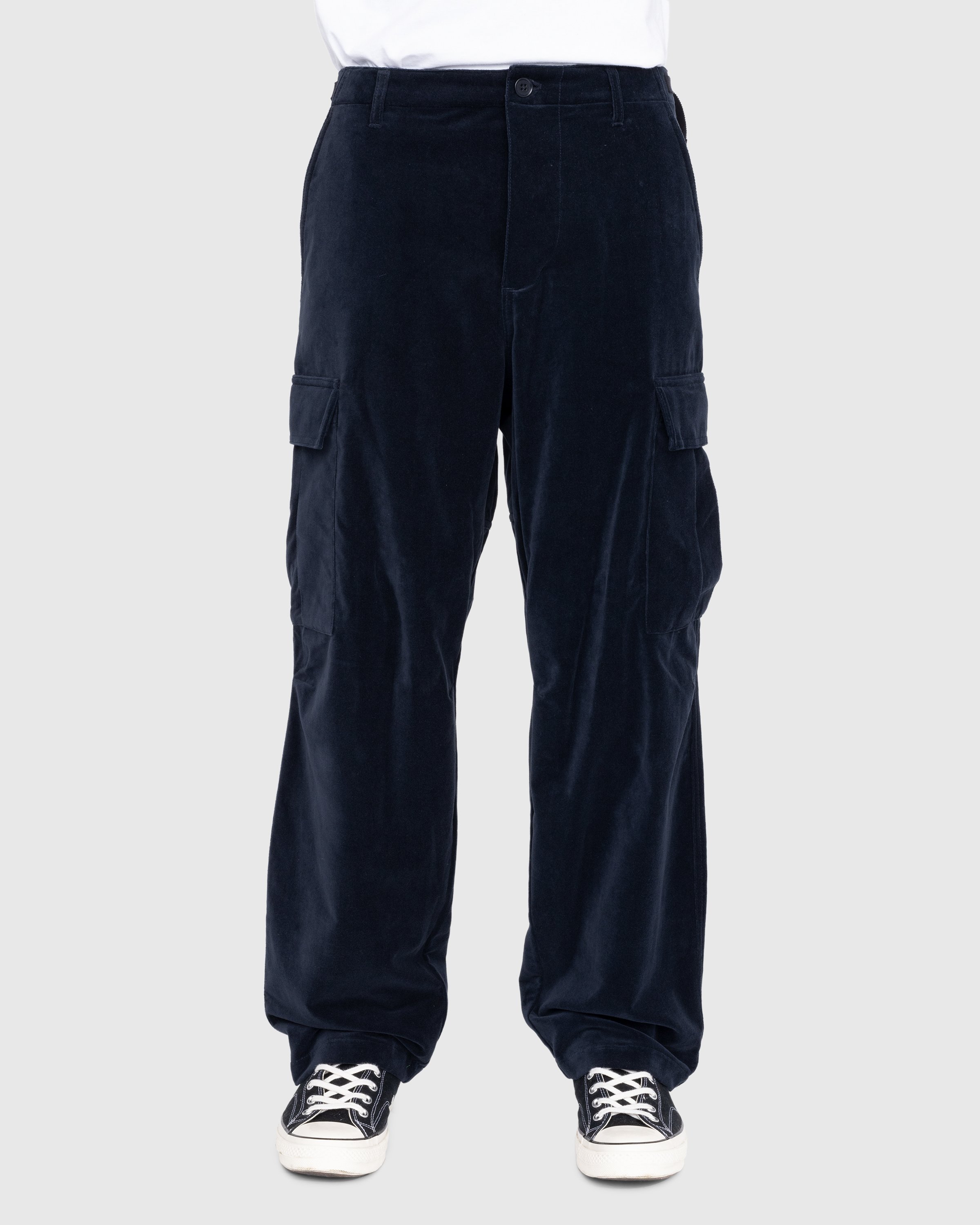 Highsnobiety - Moleskin Cargo Pant Navy - Clothing - Blue - Image 2