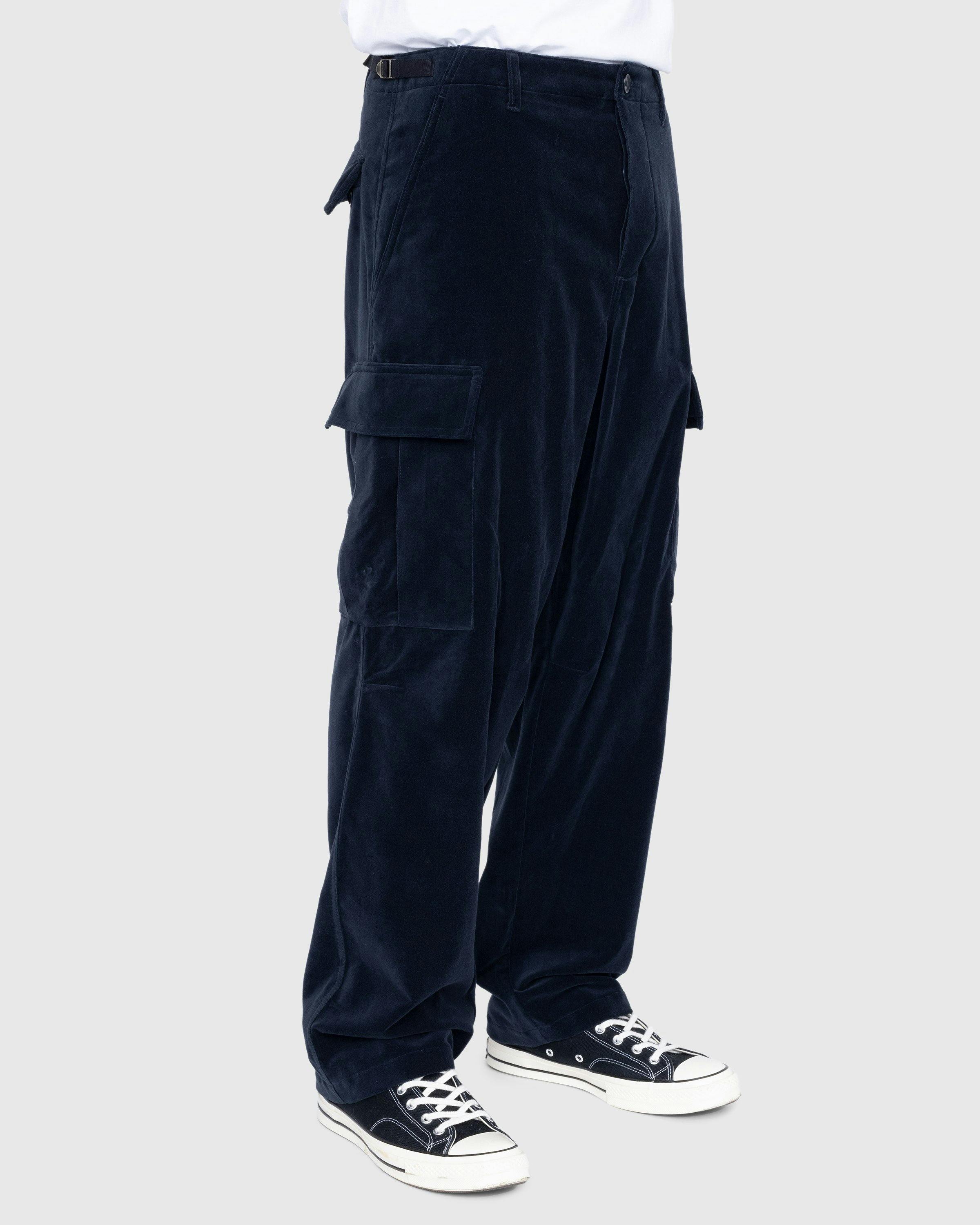 Highsnobiety Moleskin Cargo Pant Navy Highsnobiety Shop