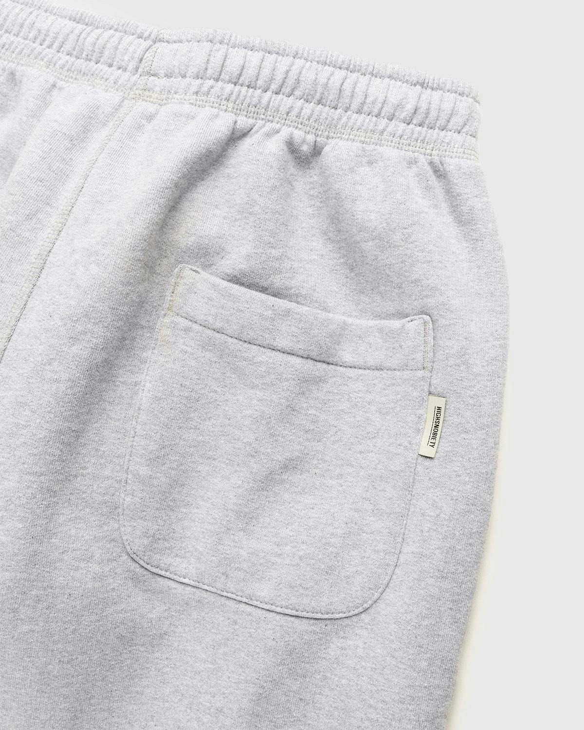 Highsnobiety - Logo Fleece Staples Pants Heather Grey - Clothing - Grey - Image 4