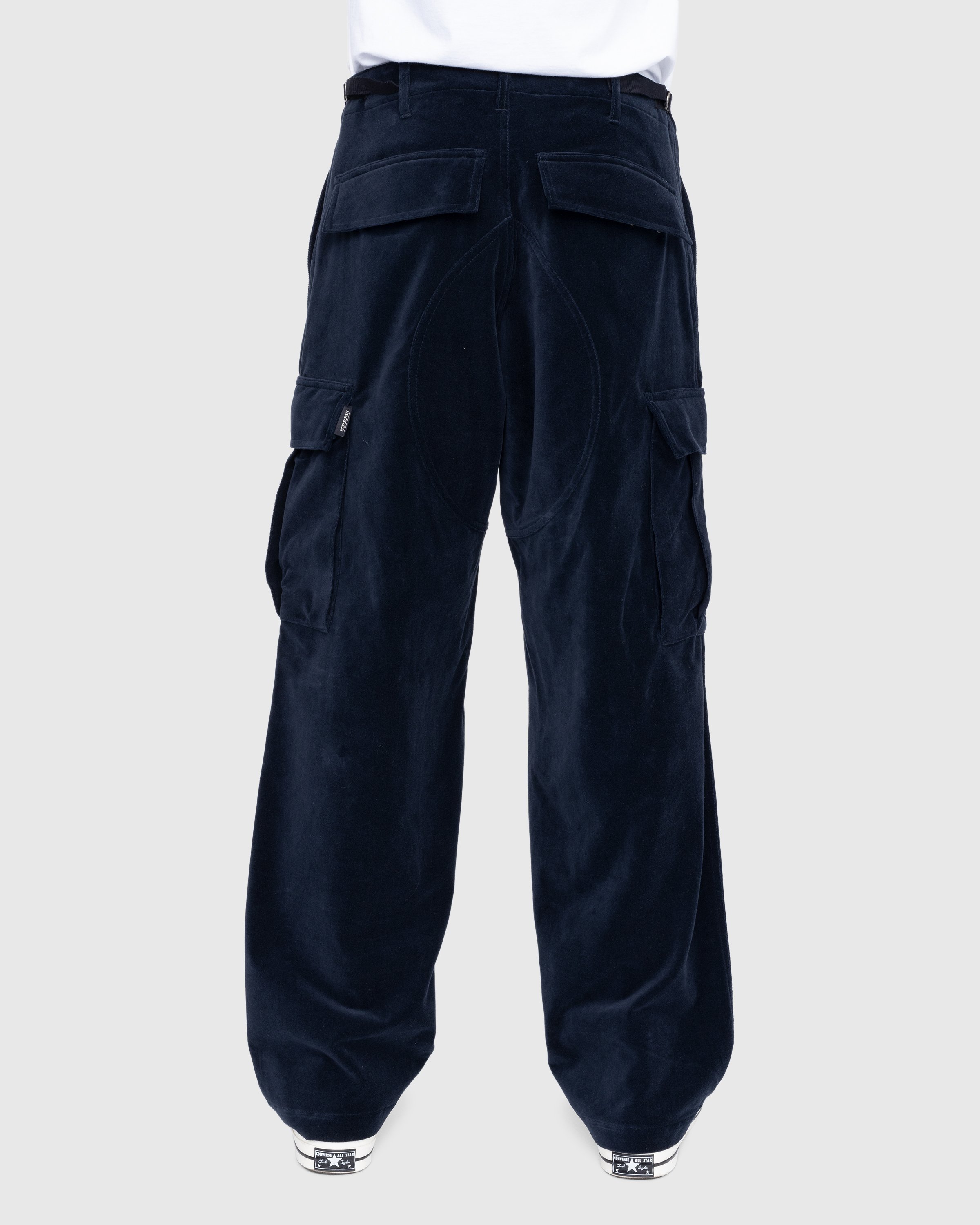 Highsnobiety - Moleskin Cargo Pant Navy - Clothing - Blue - Image 4