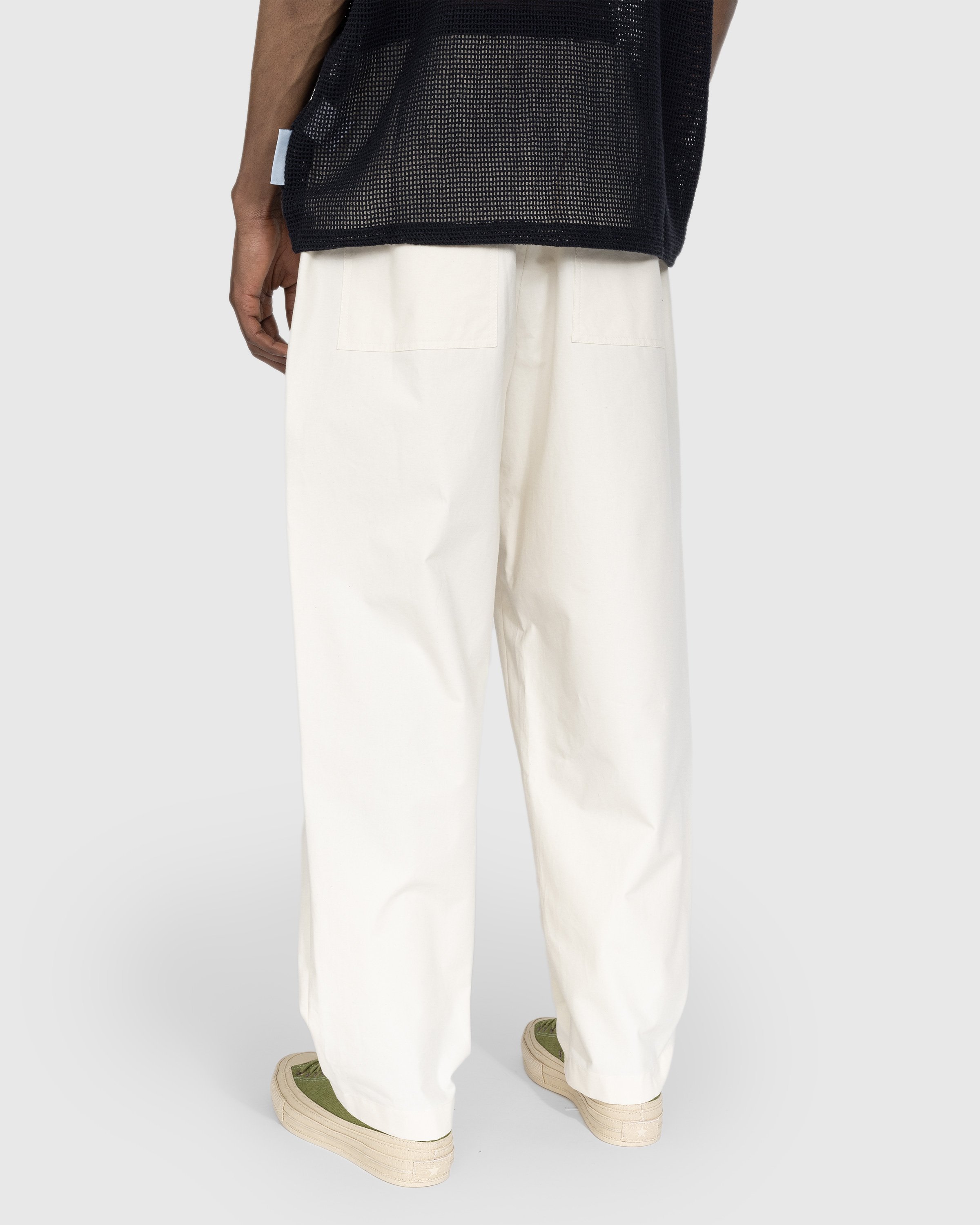 Jil Sander - Cropped Straight Leg Trousers Beige - Clothing - Beige - Image 3