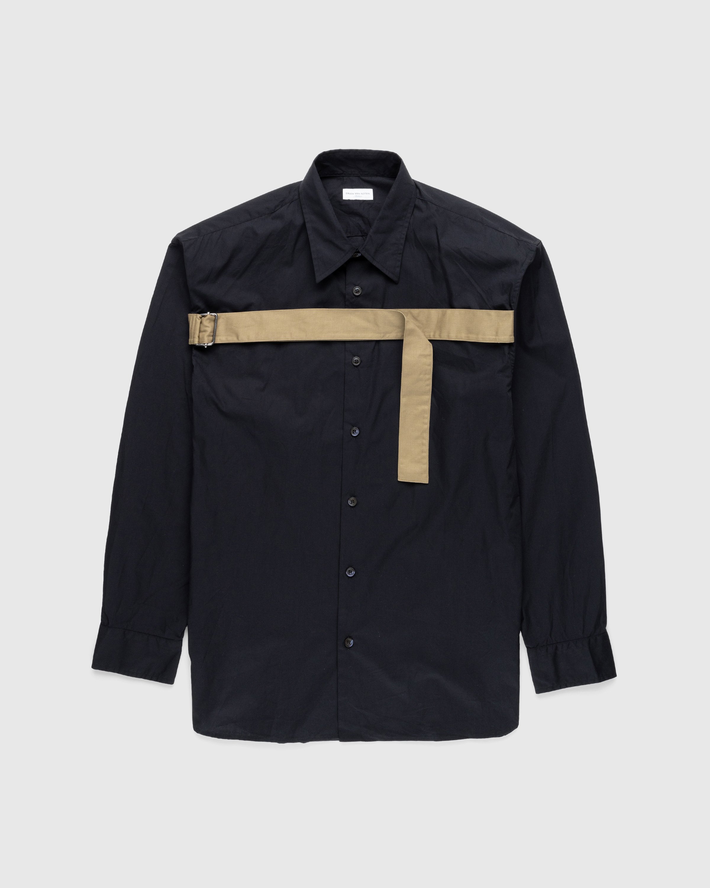 Dries van Noten - Croom Bis Shirt Black - Clothing - Black - Image 1