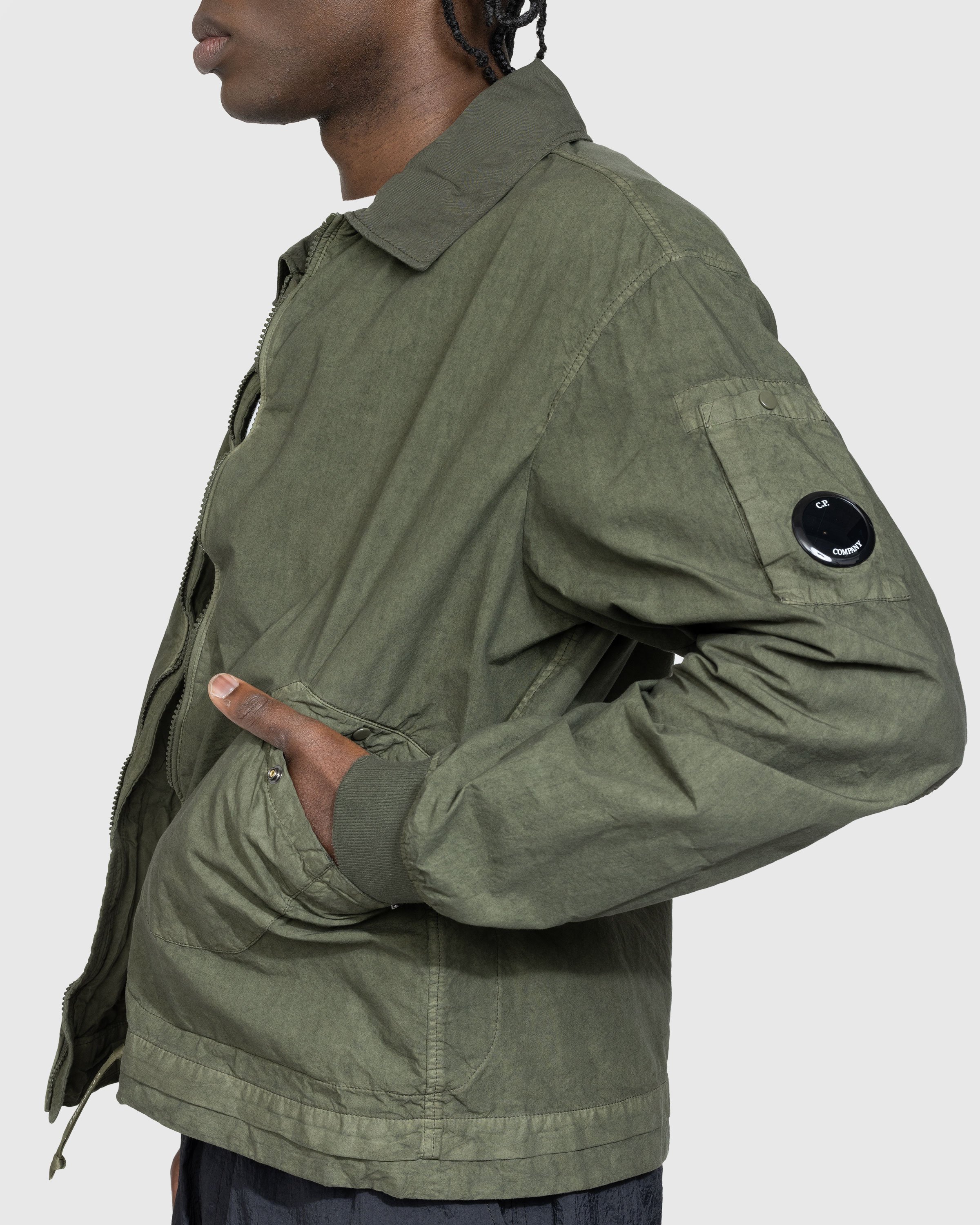 C.P. Company - Ba-Tic Light Jacket Bronze Green - Clothing - Green - Image 4