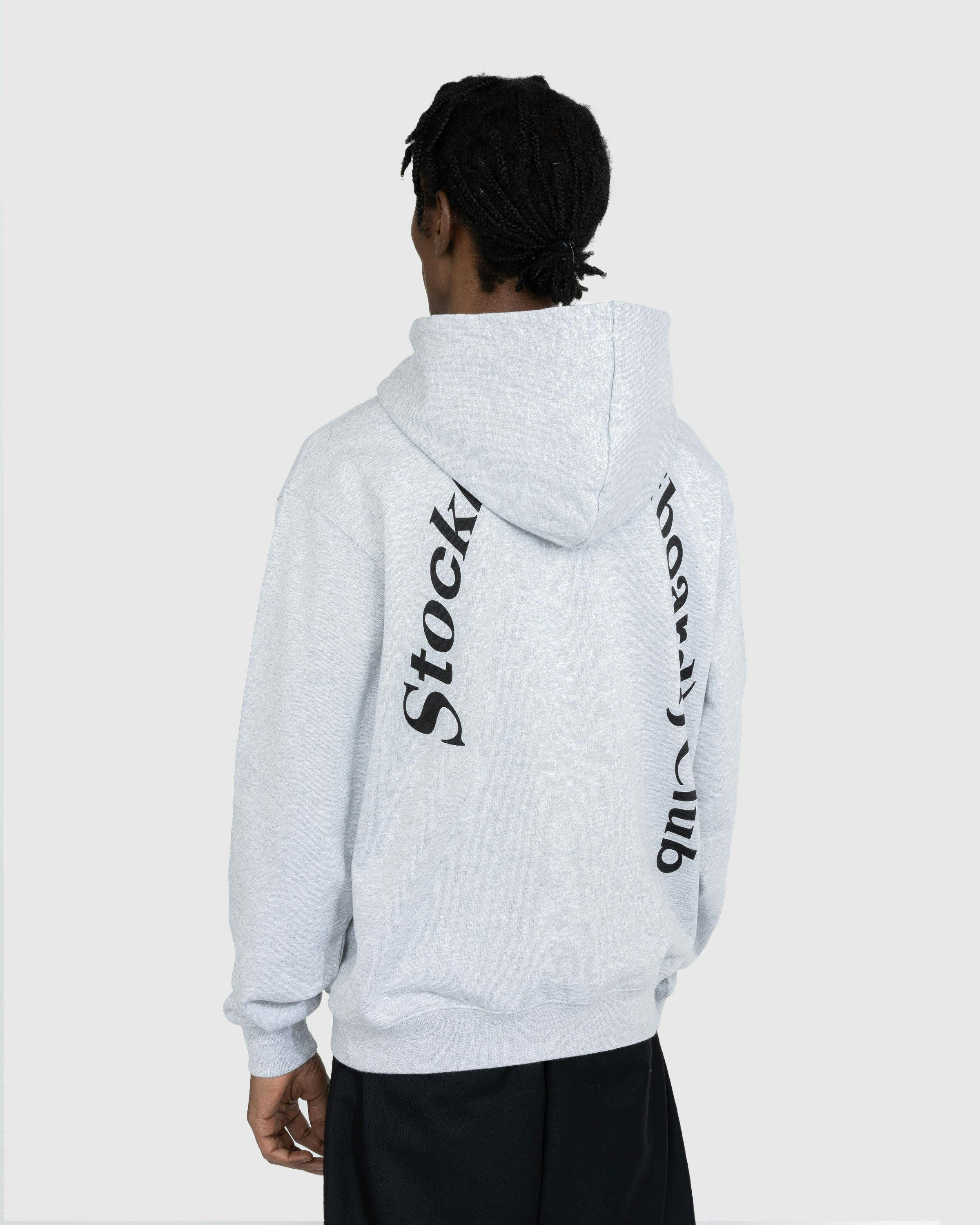 Stockholm Surfboard Club - Bjorn Logo Hoodie Grey Melange - Clothing - Grey - Image 3