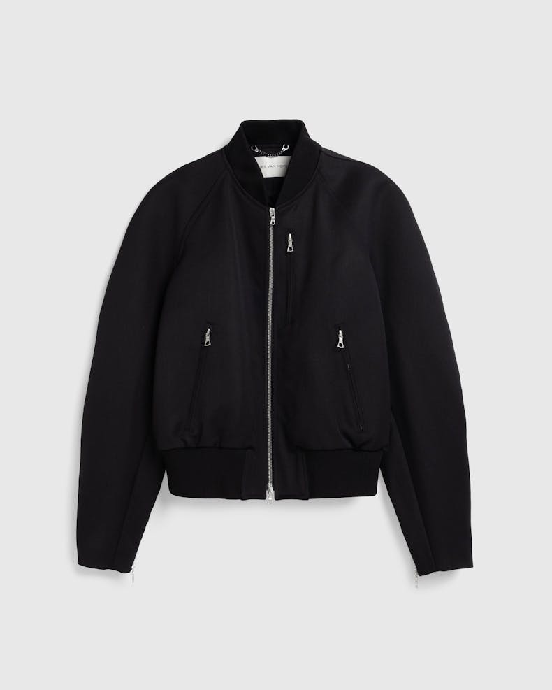 Dries Van Noten Bomber まぁ Jacket XLホワイト Dries Van Noten Bomber まぁ Jacket XLホワイト