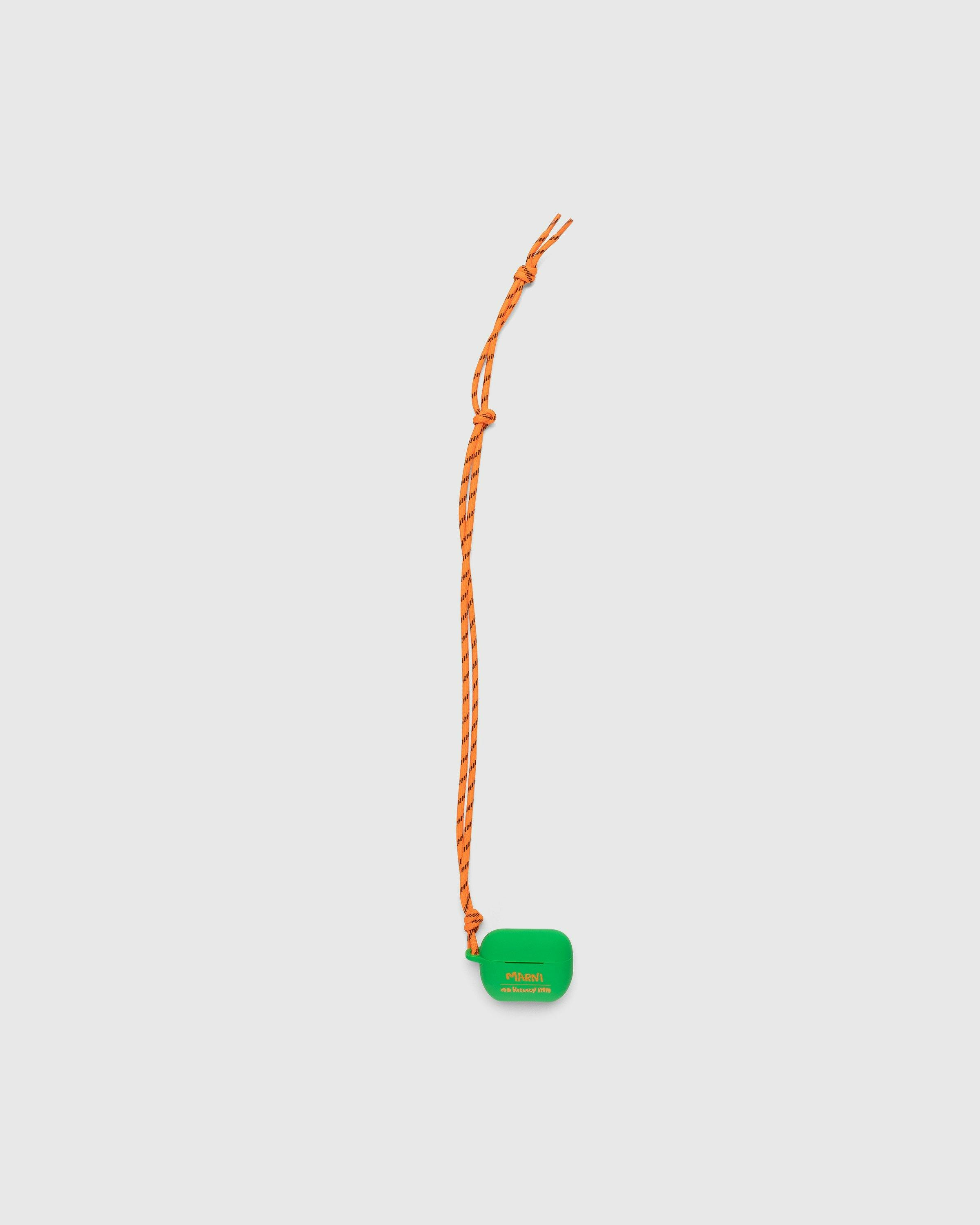 Marni x No Vacancy Inn - AirPods Case Garden Green/Orange - Accessories - Green - Image 1