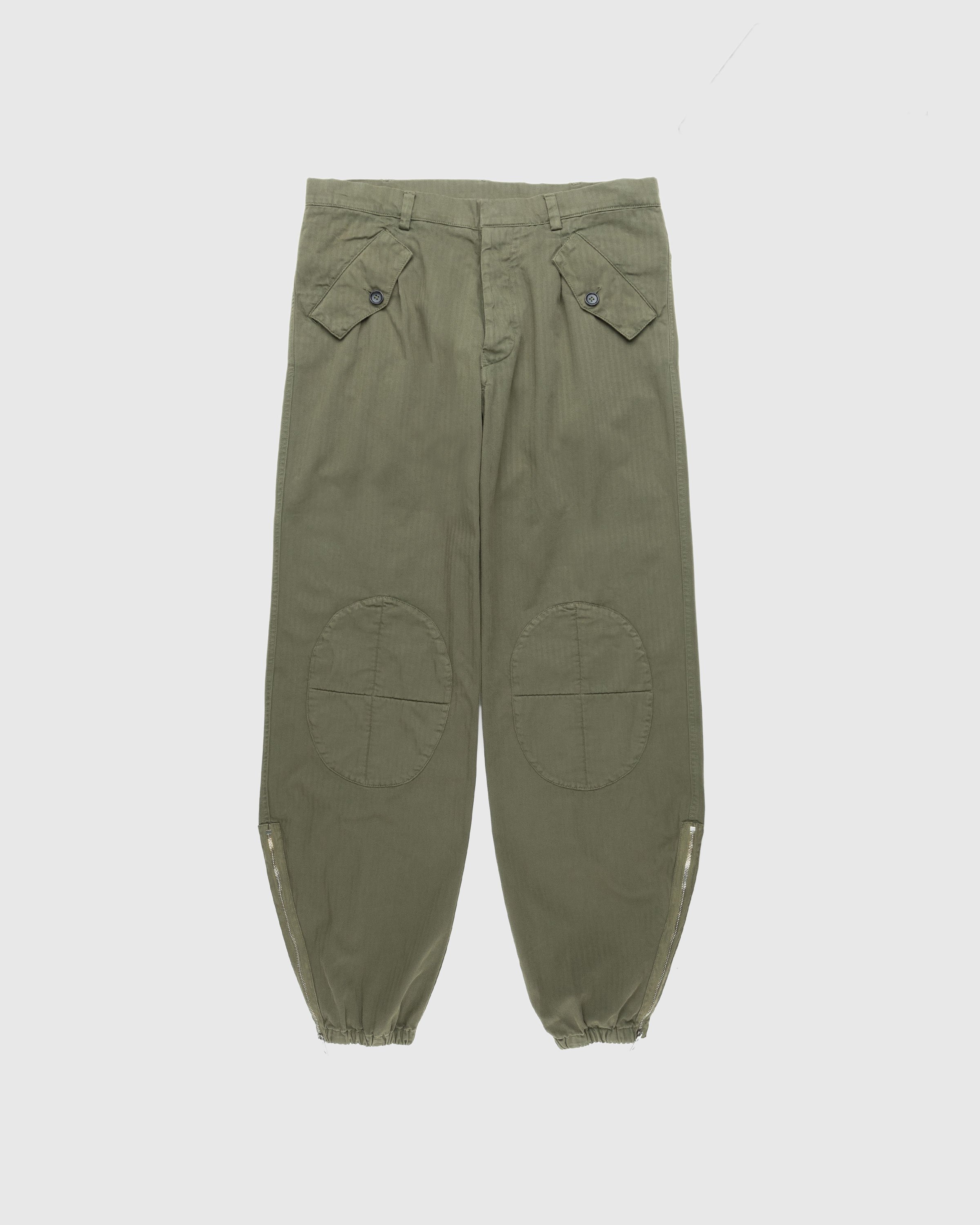 Winnie New York - CARGO RELAXED PANTS OLIVE - Clothing - Green - Image 1
