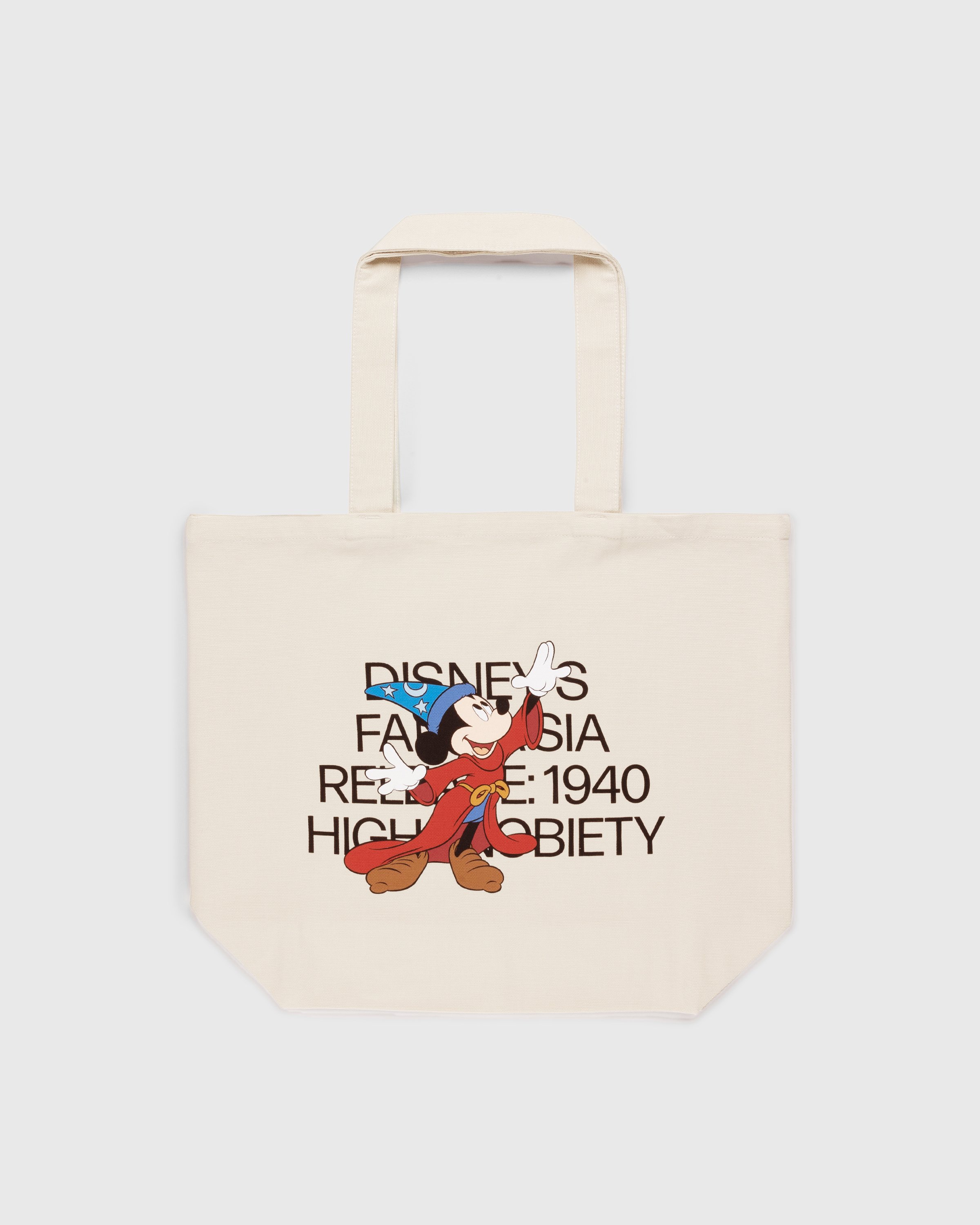 Disney Fantasia x Highsnobiety - Sorcerer Mickey Tote Bag Eggshell - Accessories - Beige - Image 1