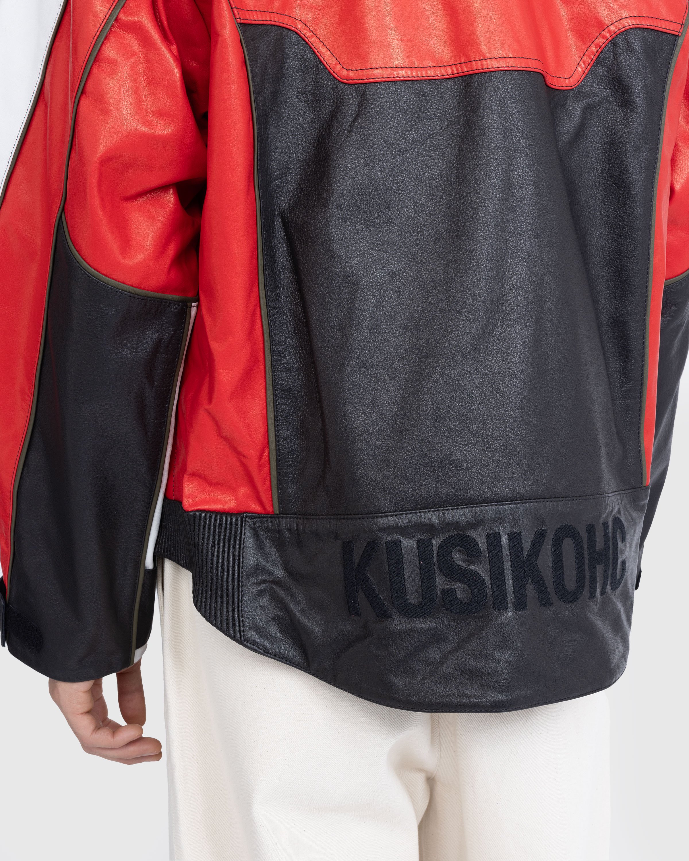 KUSIKOHC - RIDER LEATHER JACKETS - Leather Jackets - RED - Image 6