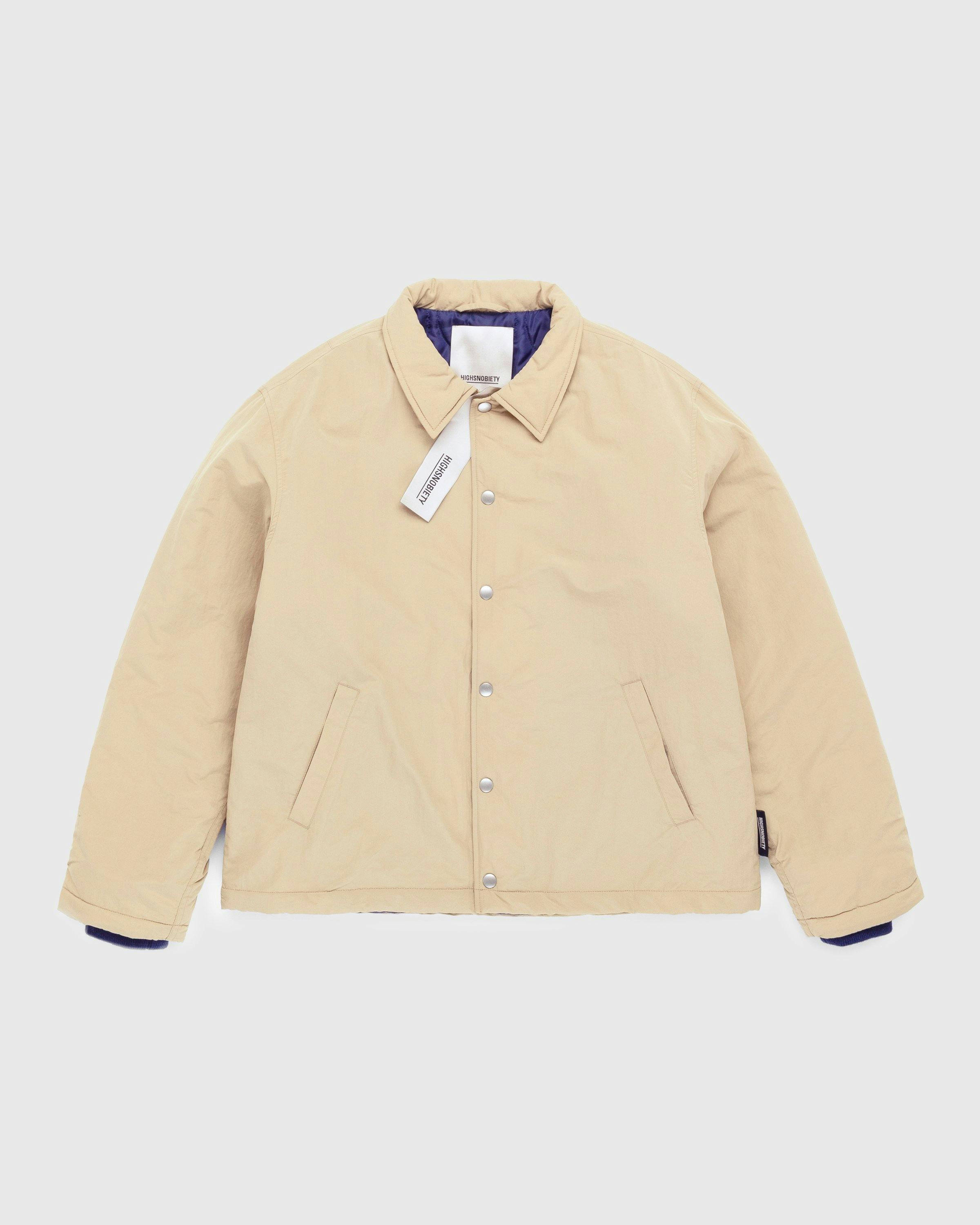 Highsnobiety - Insulated Coach Jacket Beige - Clothing - Beige - Image 1