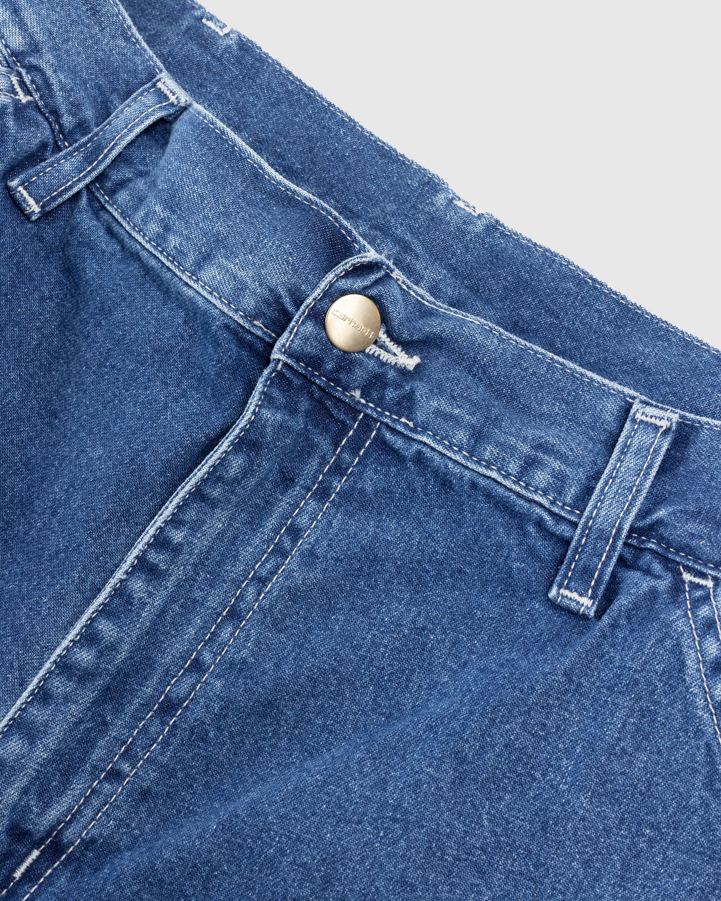Carhartt WIP - Simple Pant Blue/Stone-Washed - Clothing - Blue - Image 5
