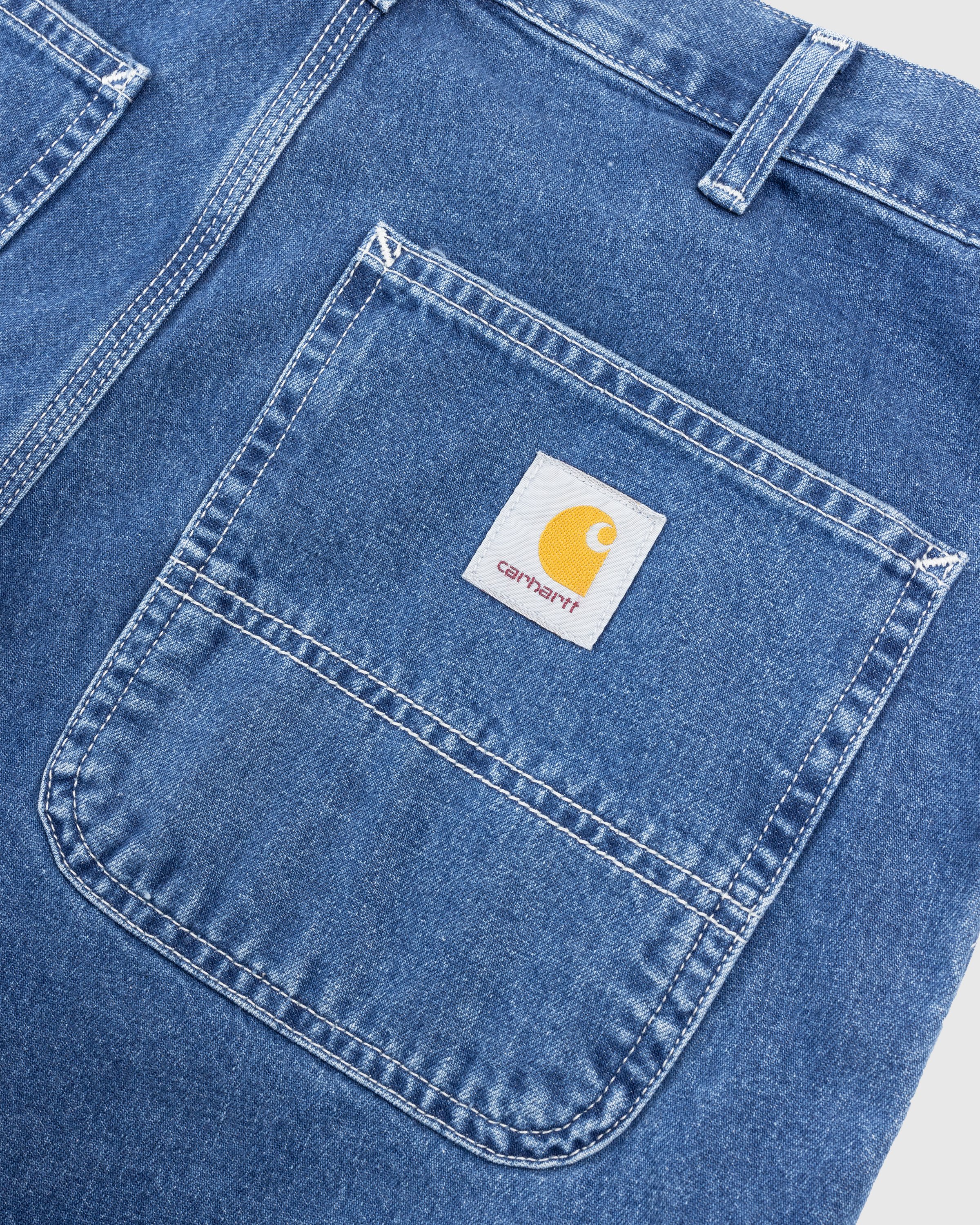 Carhartt WIP - Simple Pant Blue/Stone-Washed - Clothing - Blue - Image 6
