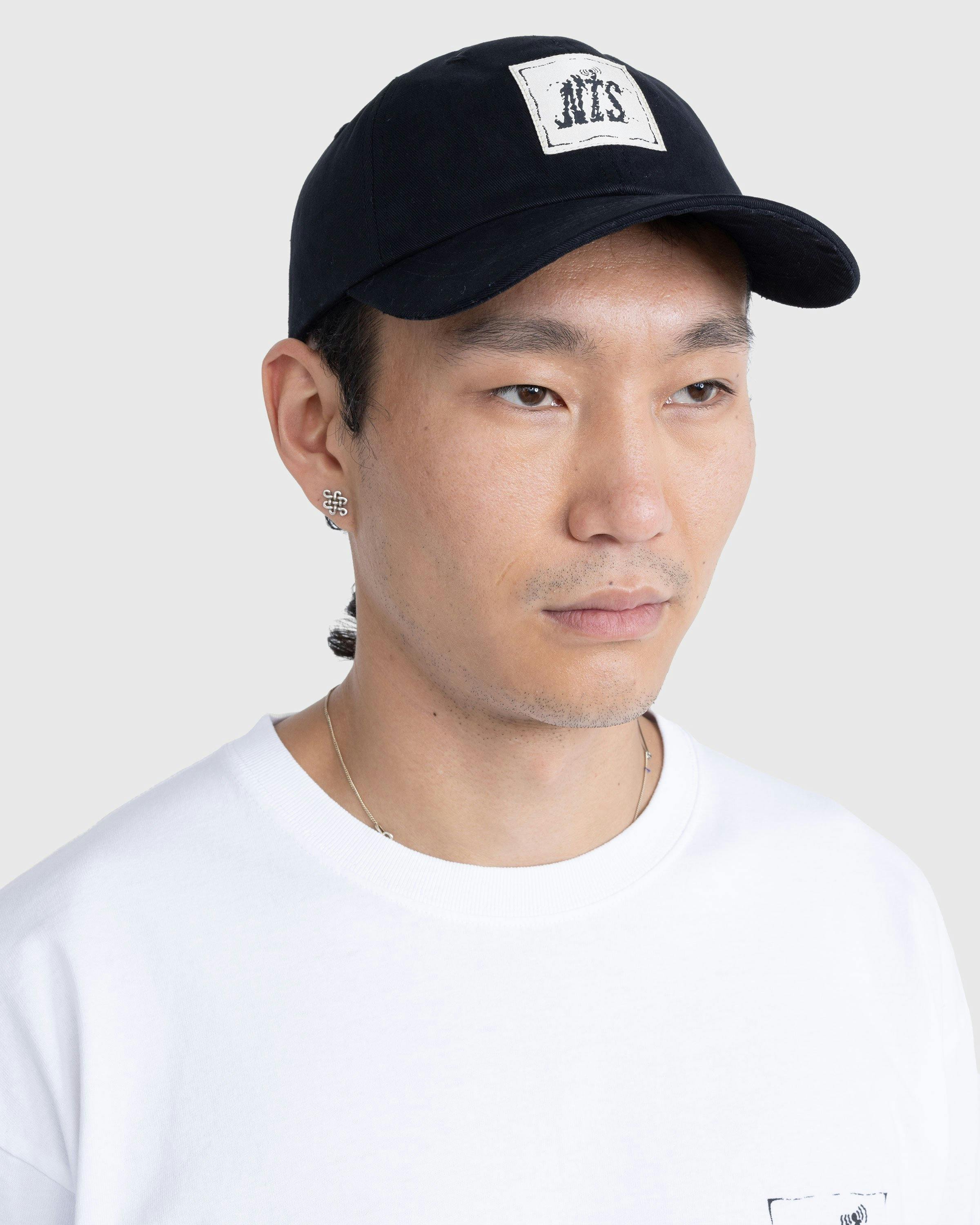 NTS x Highsnobiety - Logo Patch Cap Black - Accessories - Black - Image 4