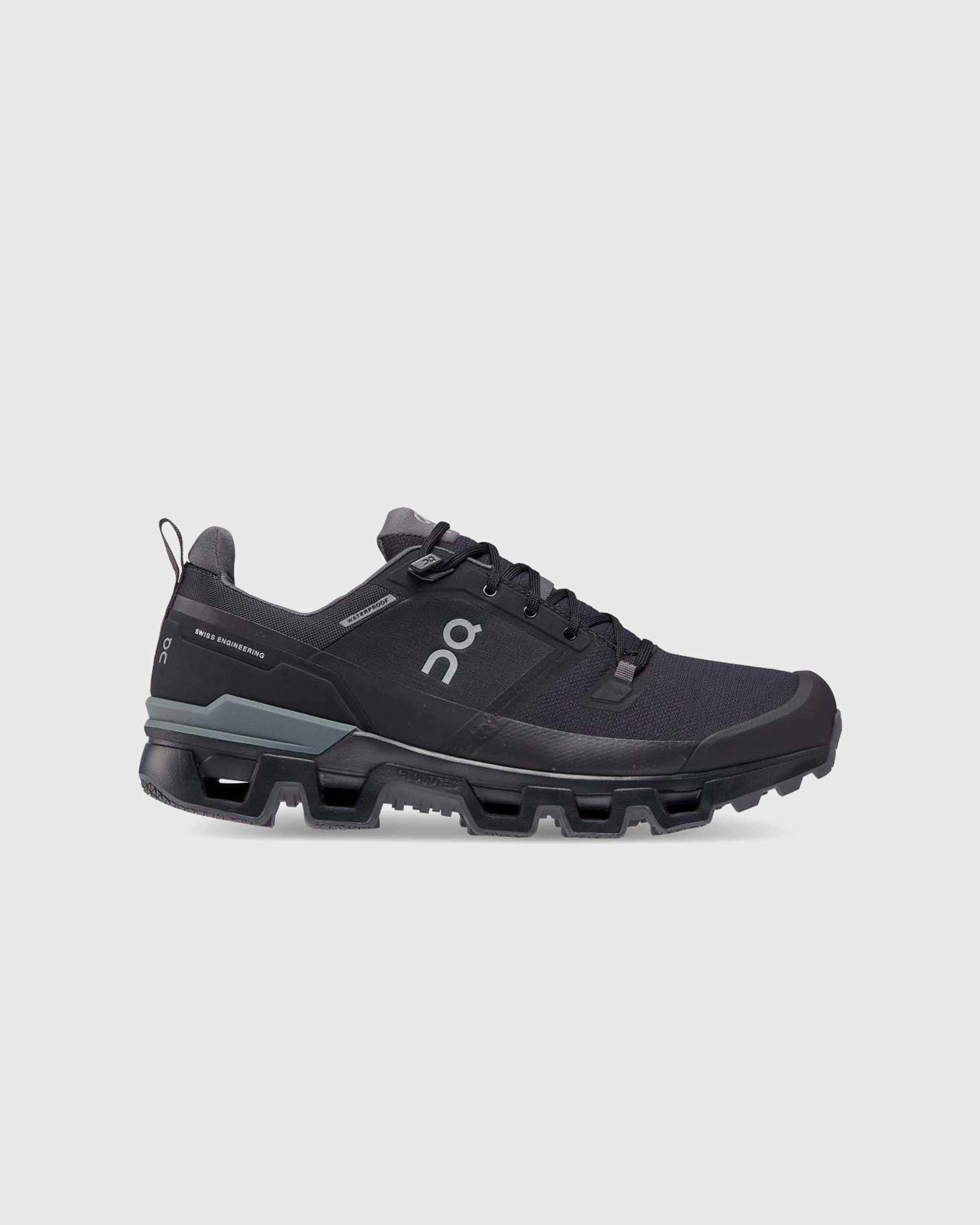 On - Cloudwander Waterproof Black/Eclipse - Footwear - Black - Image 1