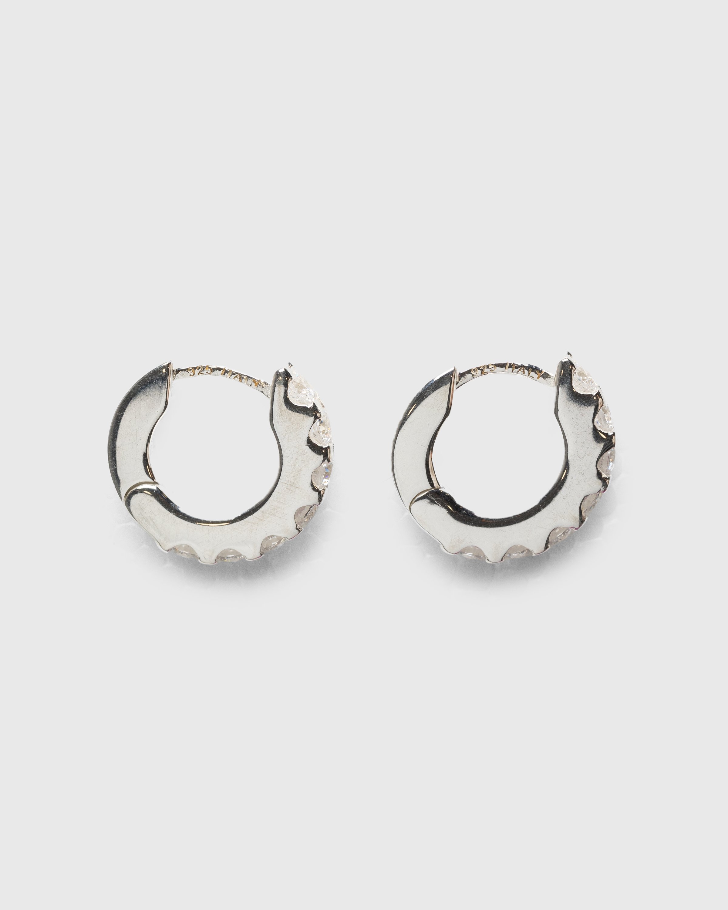 Hatton Labs - Eternity Hoop Earrings Silver - Accessories - Silver - Image 1