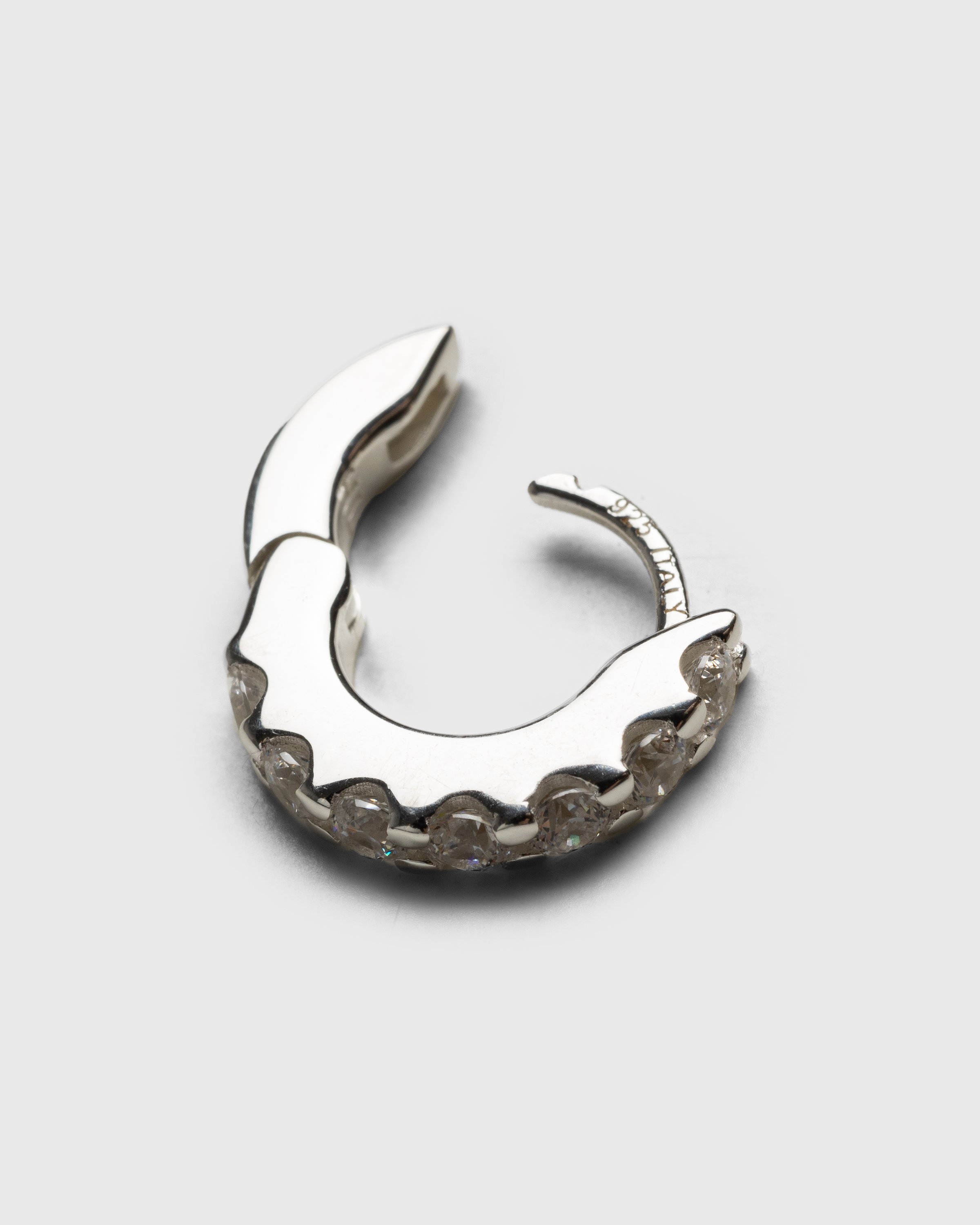Hatton Labs - Eternity Hoop Earrings Silver - Accessories - Silver - Image 3