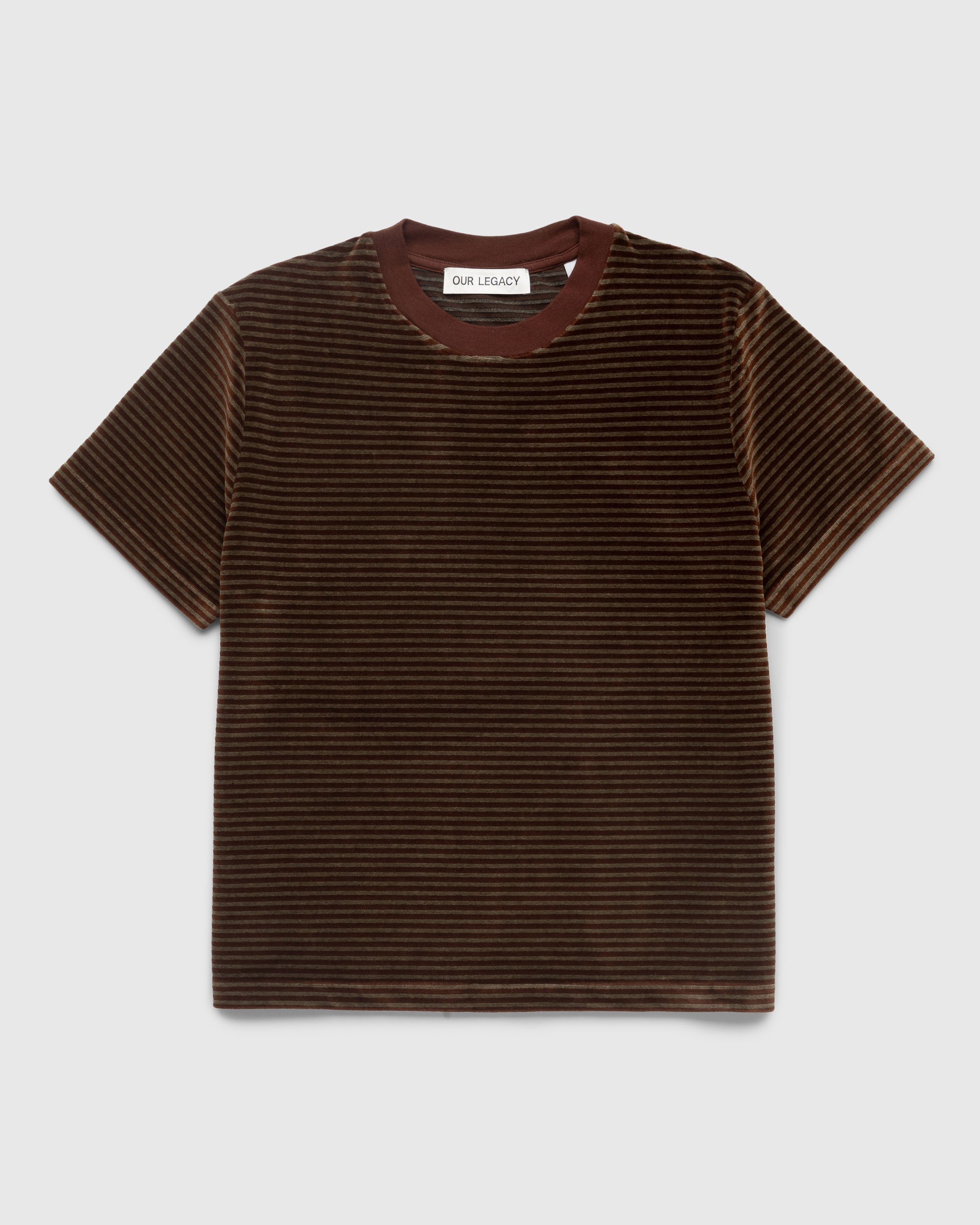 Our Legacy - HOVER T-SHIRT Brown - Clothing - Brown - Image 1