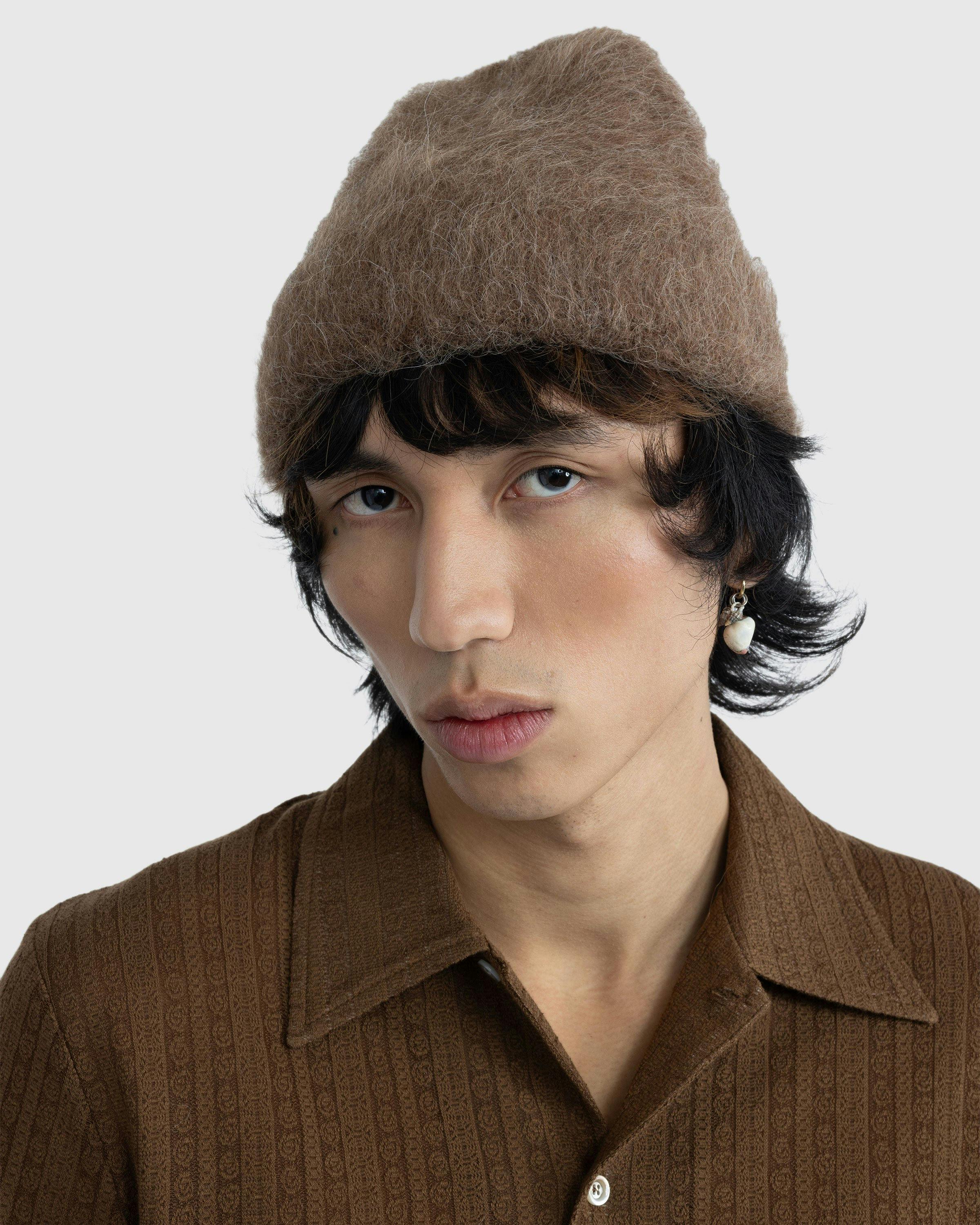 Séfr - Fuzzy Beanie Taupe Alpaca - Accessories - Brown - Image 2