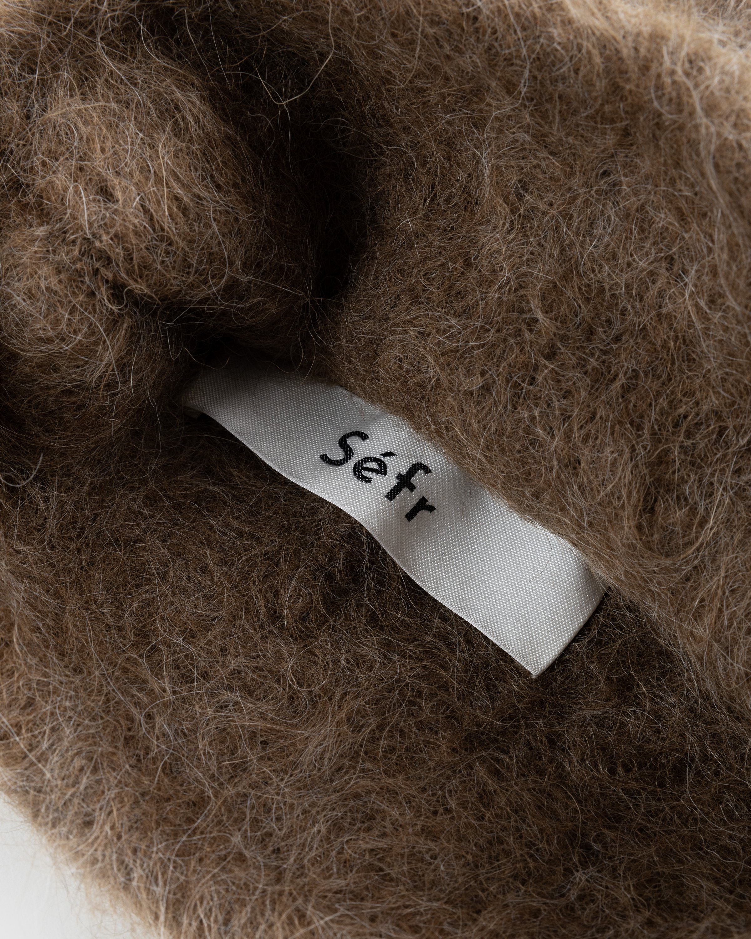 Séfr - Fuzzy Beanie Taupe Alpaca - Accessories - Brown - Image 5