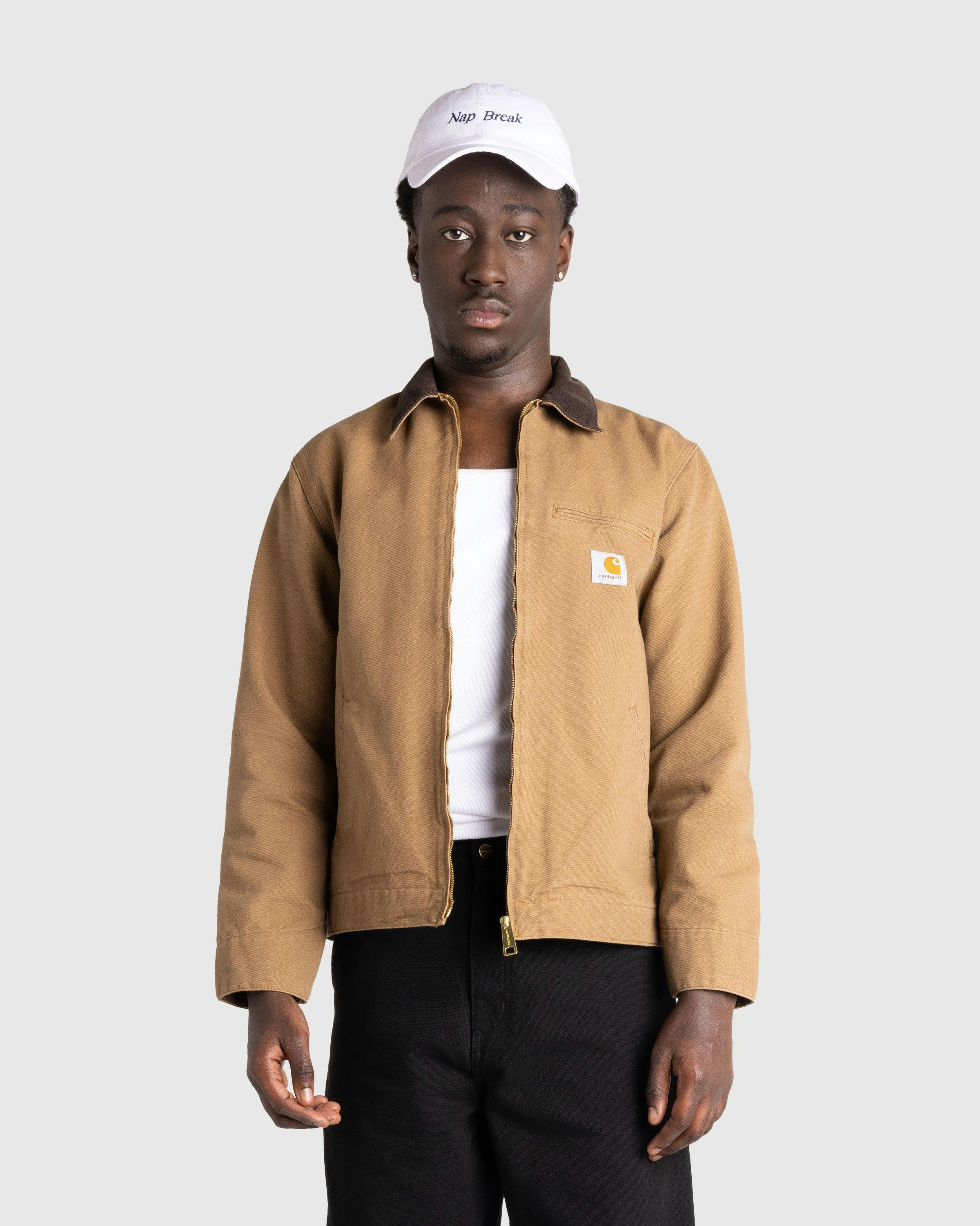 Carhartt WIP - Detroit Jacket Hamilton Brown / Tobacco /rinsed - Clothing - Brown - Image 2