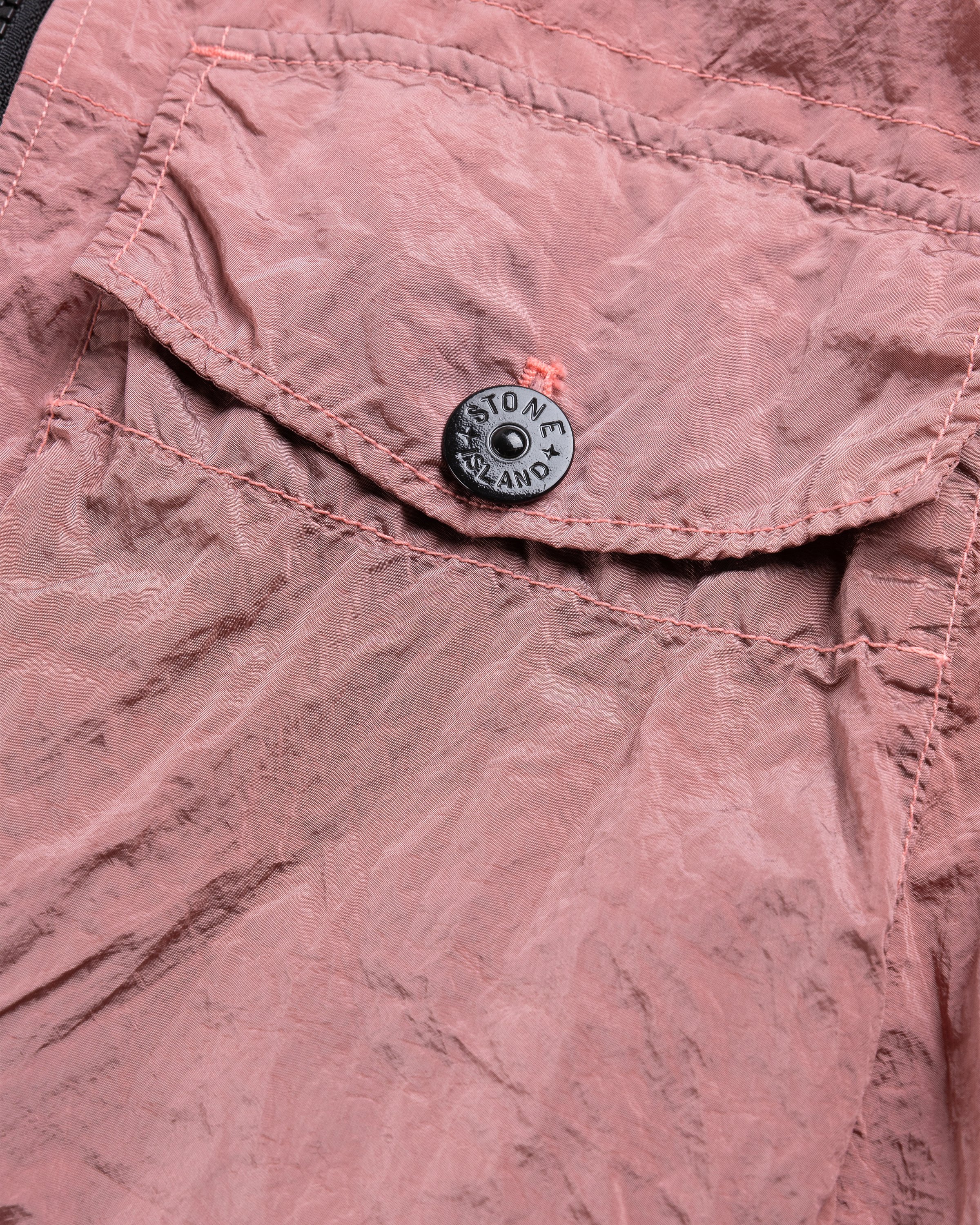 Stone Island - Giubbotto S/Maniche Pink 7815G0619 - Clothing - Pink - Image 6