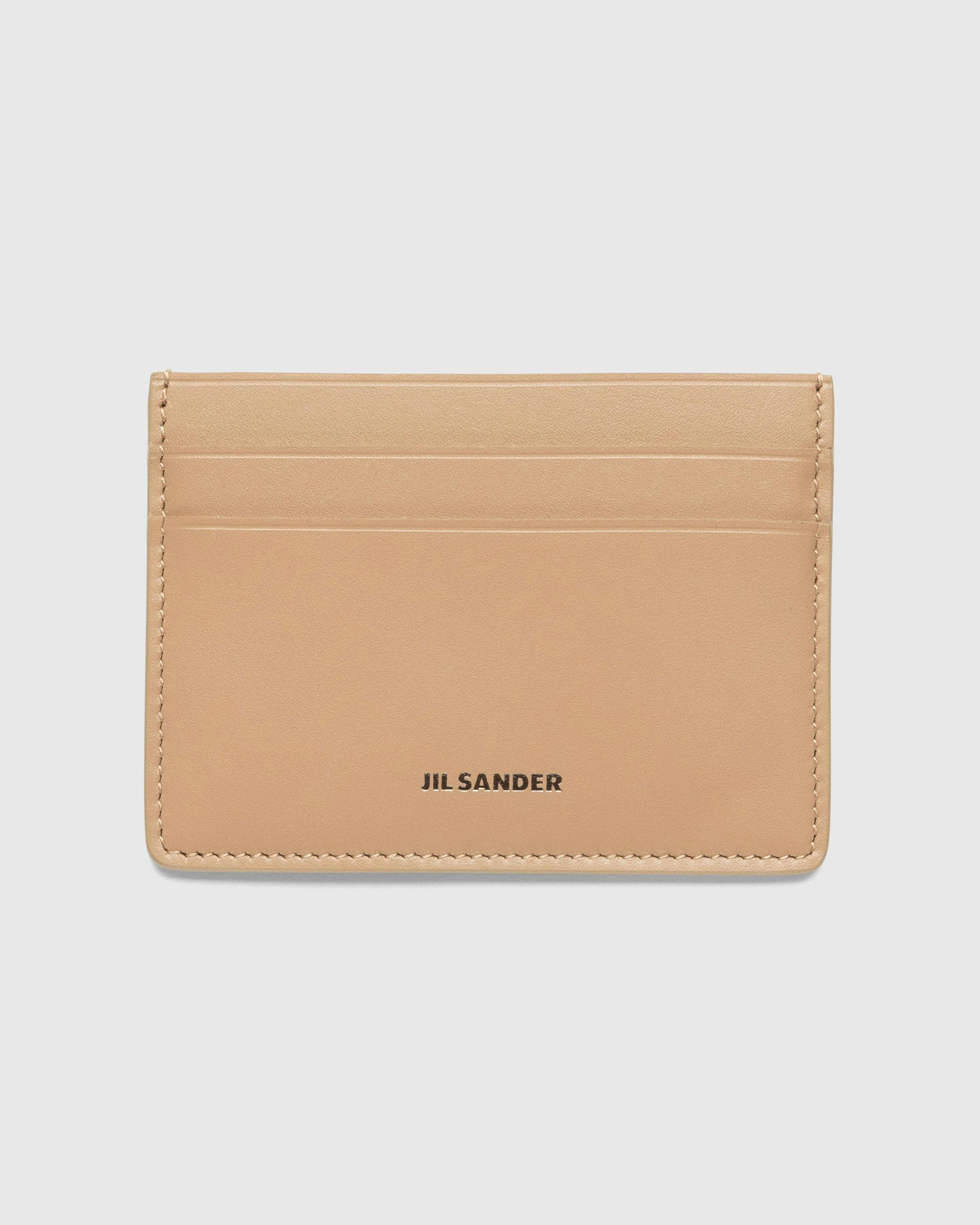 Jil Sander - Leather Card Holder Clay - Accessories - Grey - Image 1