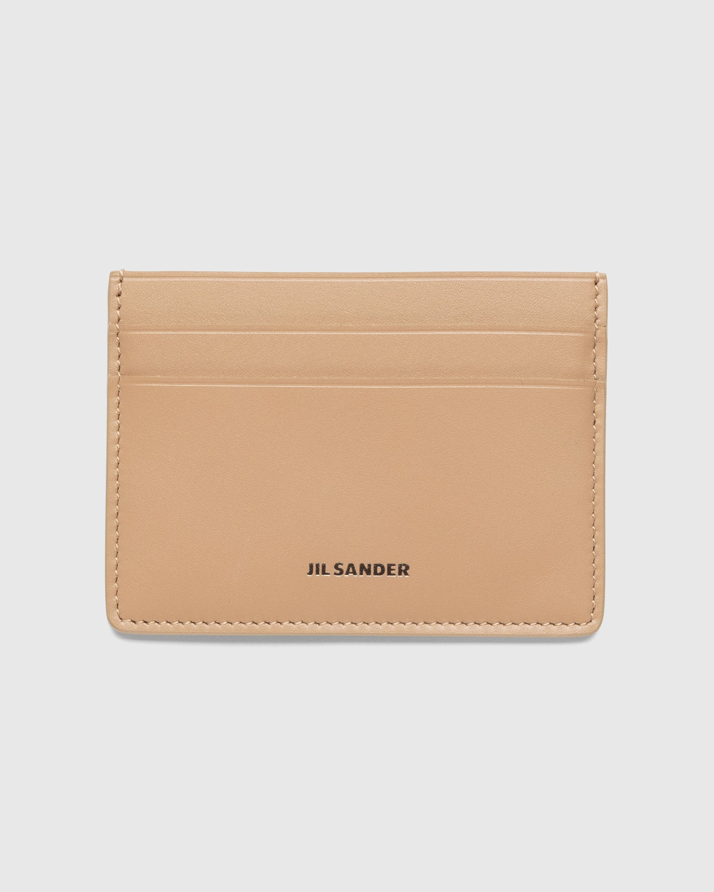 Jil Sander - Leather Card Holder Clay - Accessories - Grey - Image 1