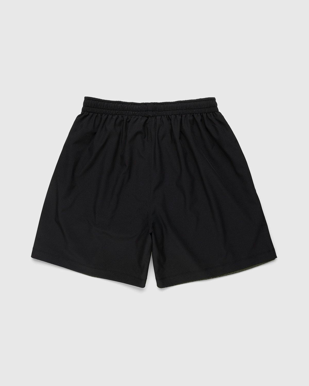 Highsnobiety - HS Sports Reversible Mesh Shorts Black/Khaki - Clothing - Green - Image 4