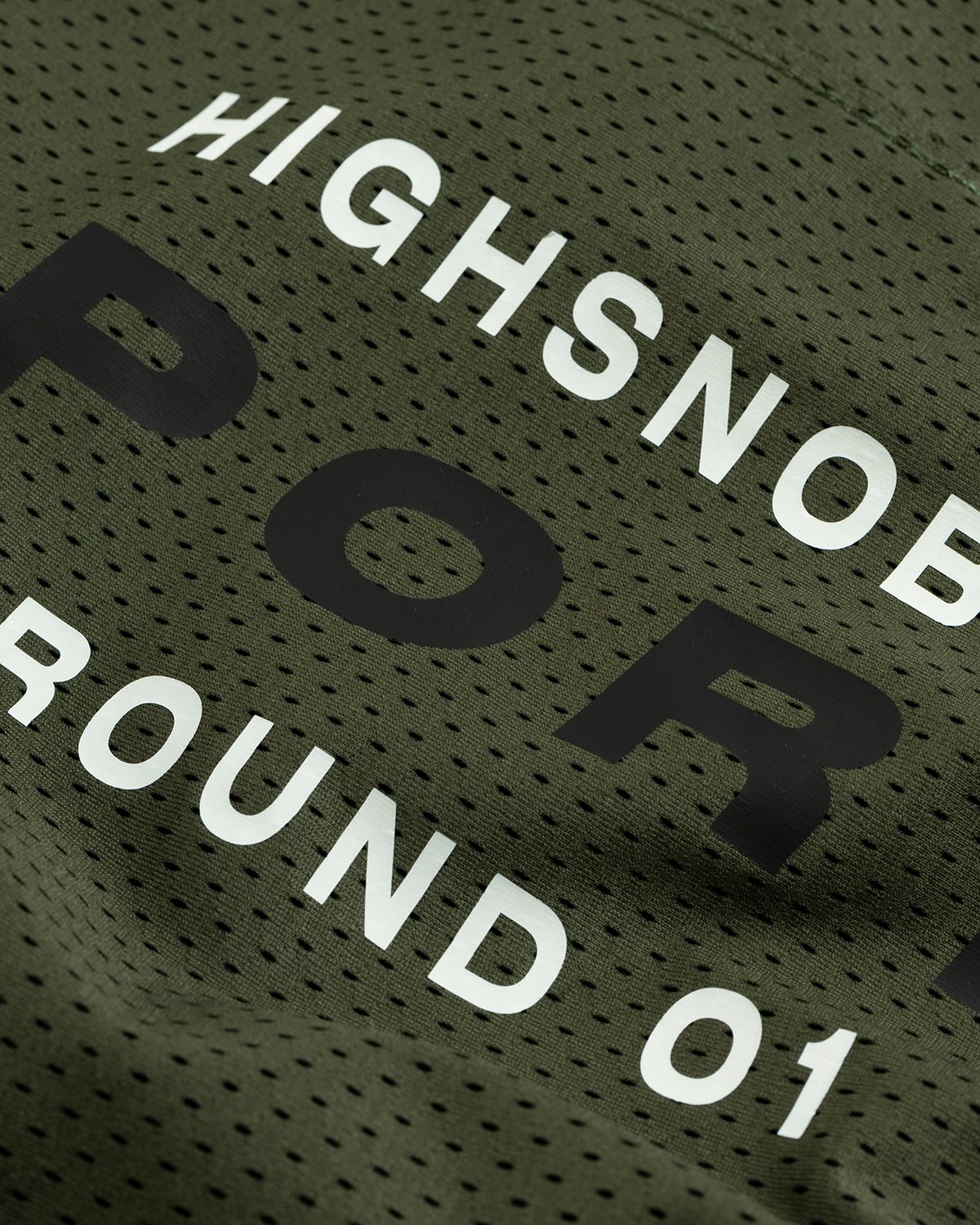 Highsnobiety - HS Sports Reversible Mesh Shorts Black/Khaki - Clothing - Green - Image 10
