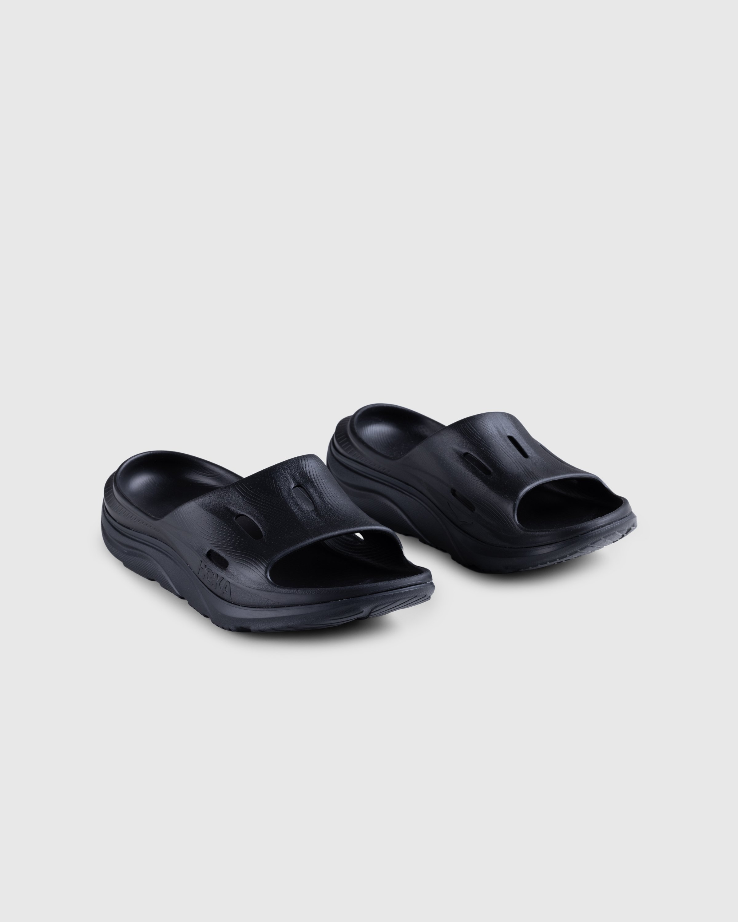 HOKA - ORA RECOVERY SLIDE 3 Black - Footwear - Black - Image 3