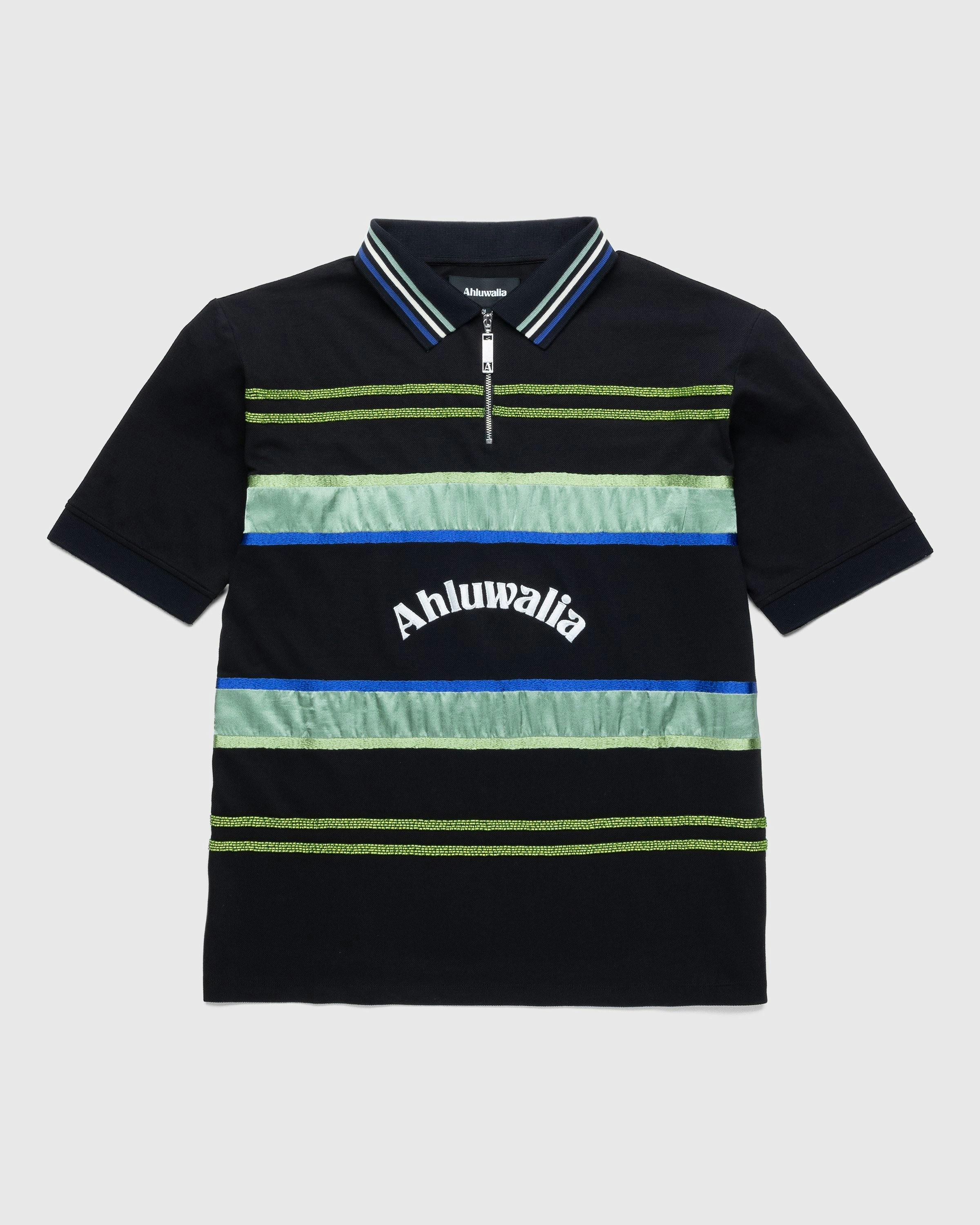 Ahluwalia - Buke Short-Sleeve Polo Black - Clothing - Black - Image 1