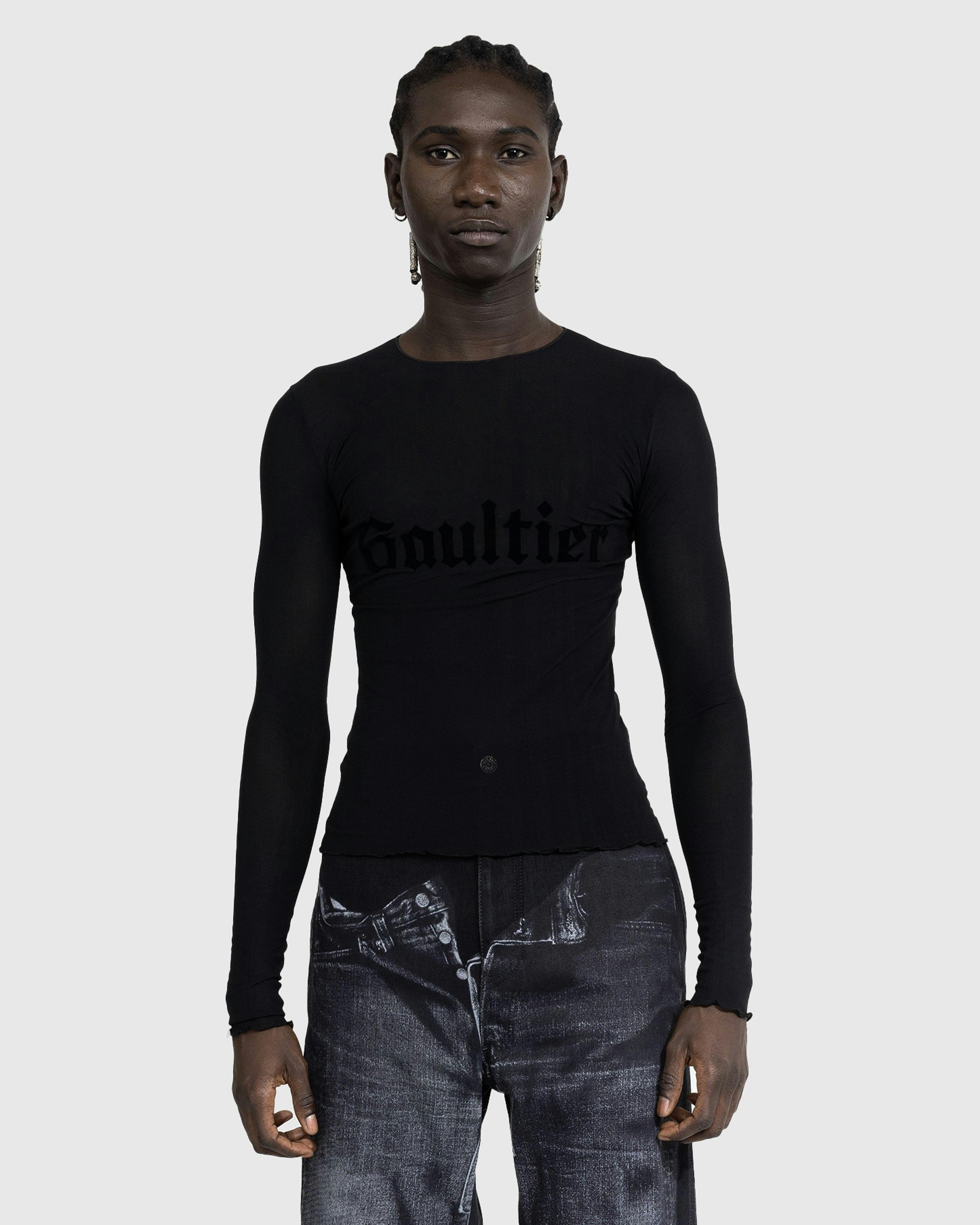 Jean Paul Gaultier - Velvet Gaultier Long-Sleeve Black - Clothing - Black - Image 2