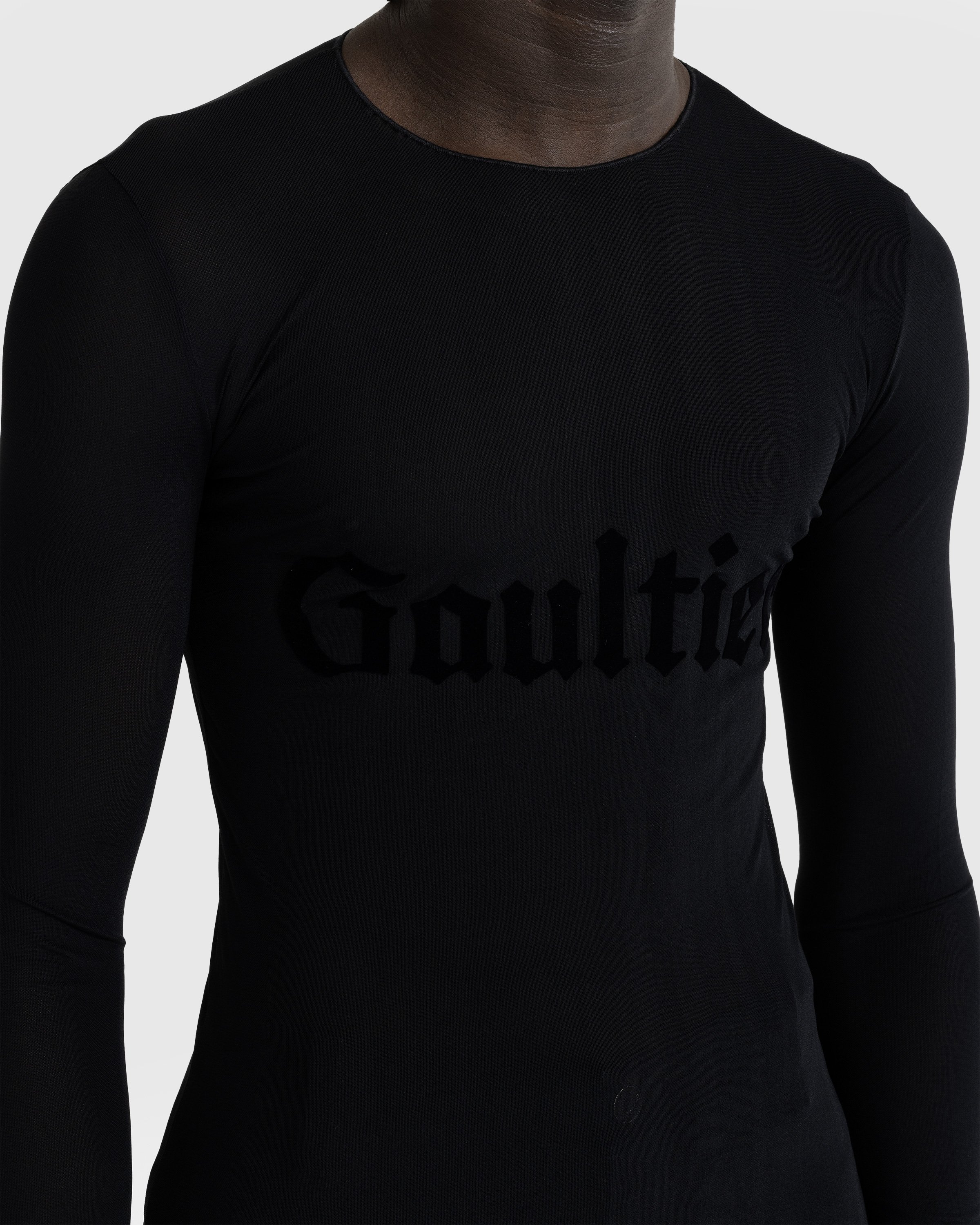Jean Paul Gaultier - Velvet Gaultier Long-Sleeve Black - Clothing - Black - Image 5