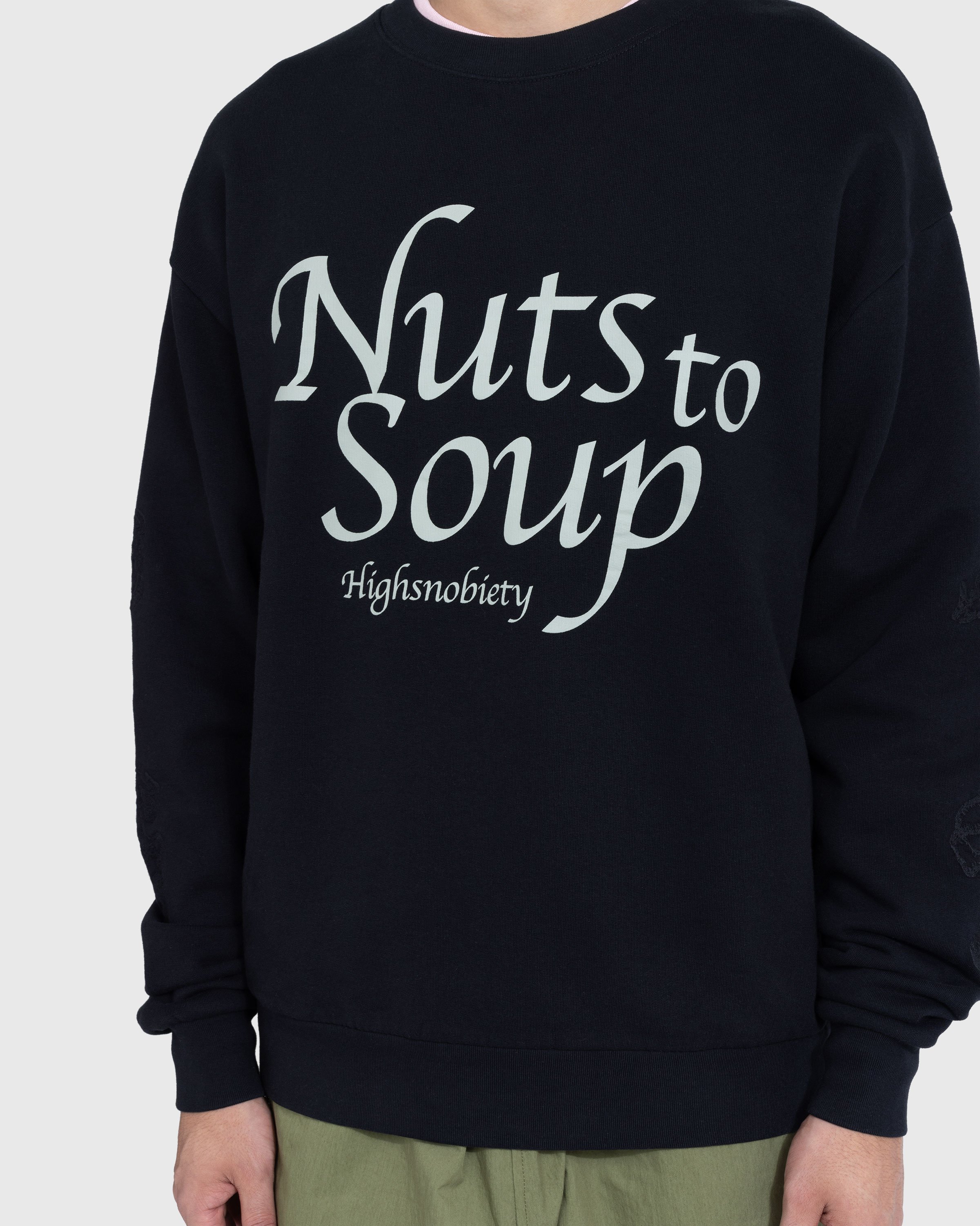 NTS x Highsnobiety - Nuts To Soup Crewneck Black - Clothing - Black - Image 8