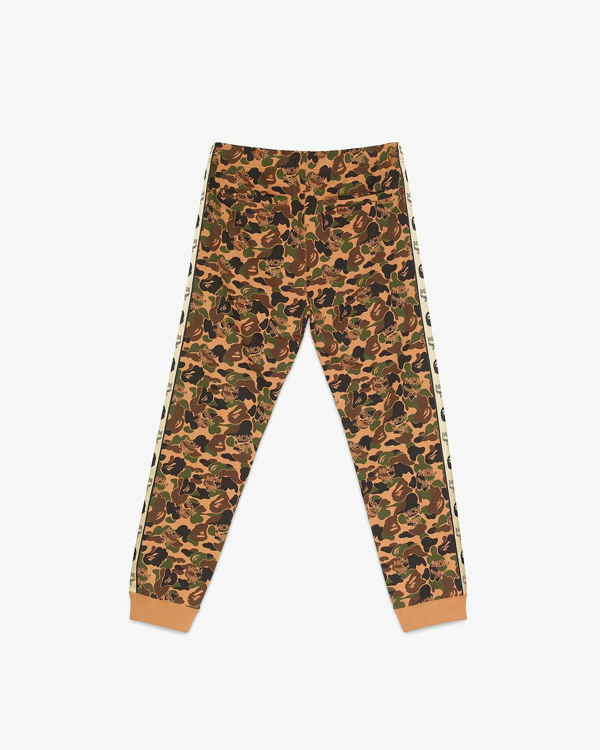 MCM x BAPE - Camo Slim Sweat Pants Kamo Khaki - Clothing - Brown - Image 2
