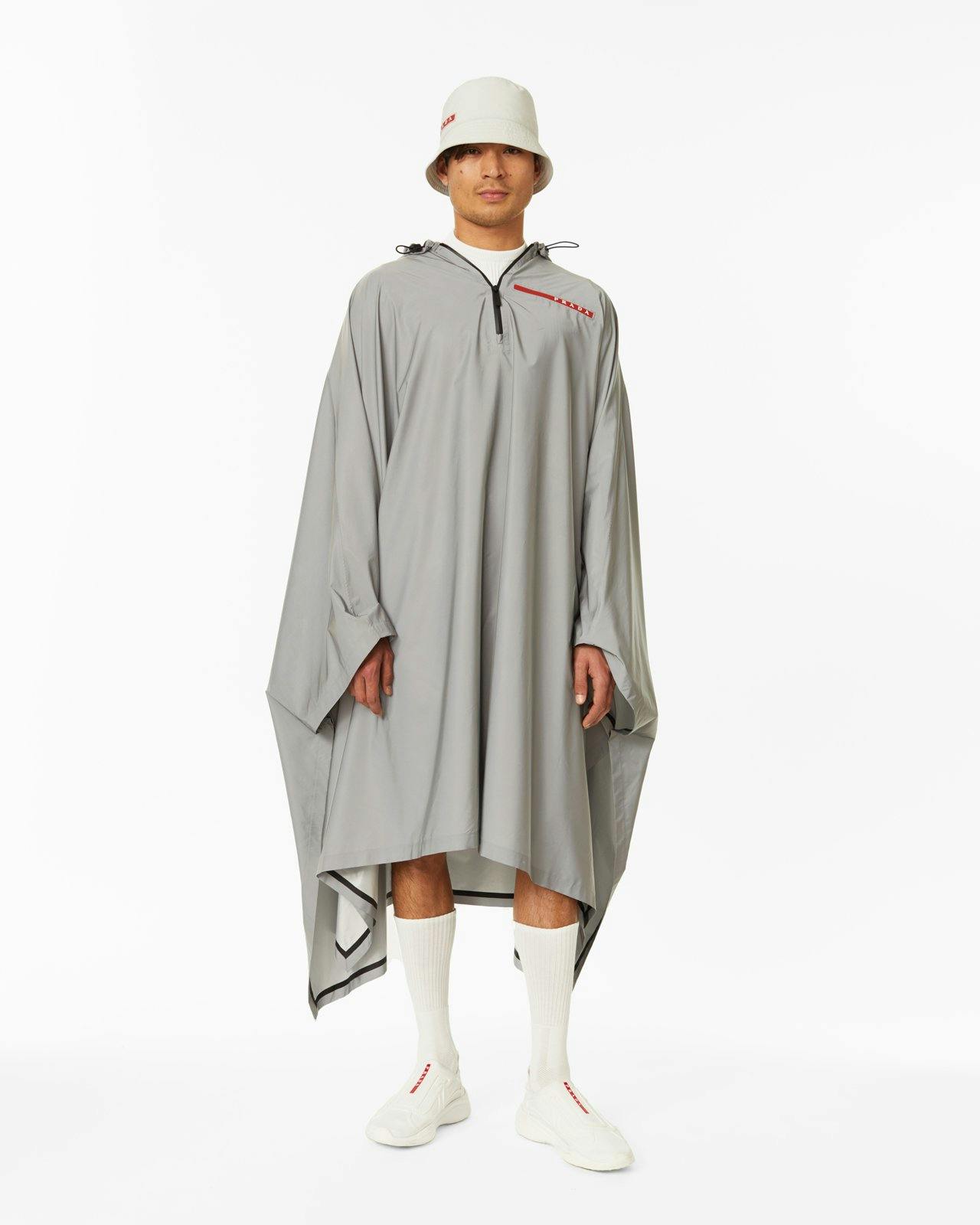 Prada - Reflective Poncho - Clothing - Grey - Image 1