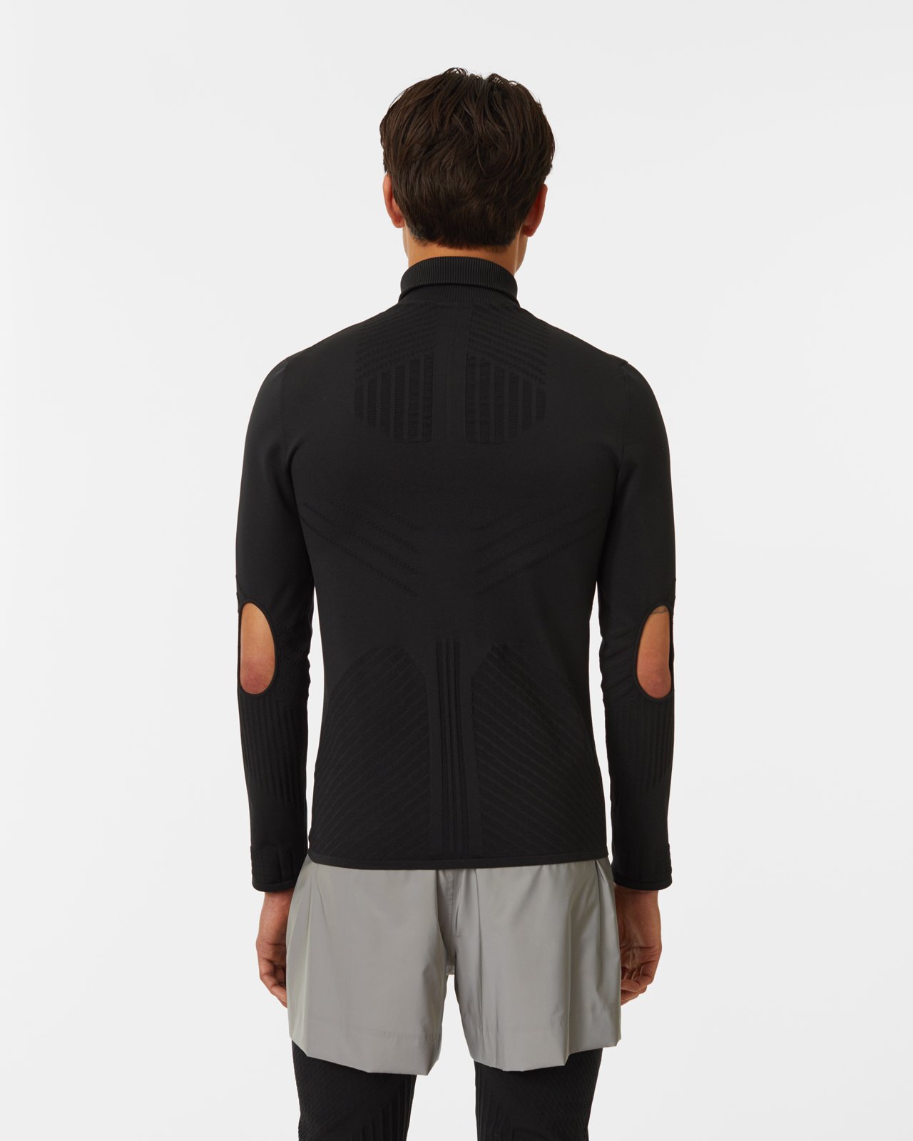 Prada - Knitted Nylon Top - Clothing - Black - Image 3