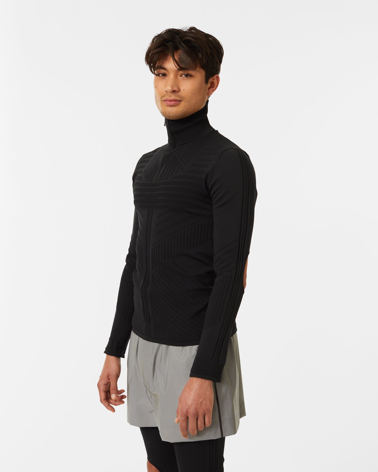 Prada - Knitted Nylon Top - Clothing - Black - Image 4