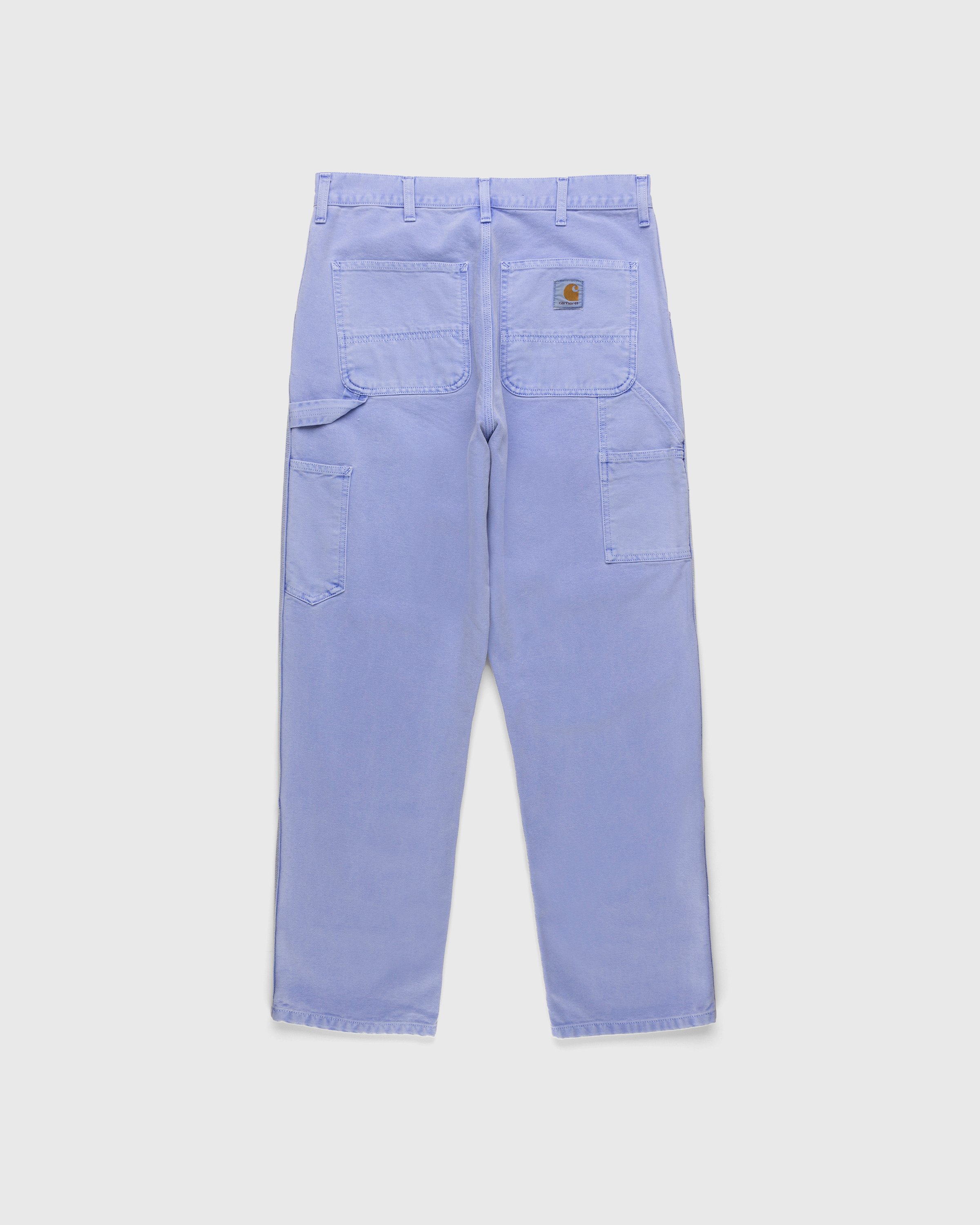 Carhartt WIP - Double Knee Pant Icy Water Faded - Clothing - Blue - Image 2